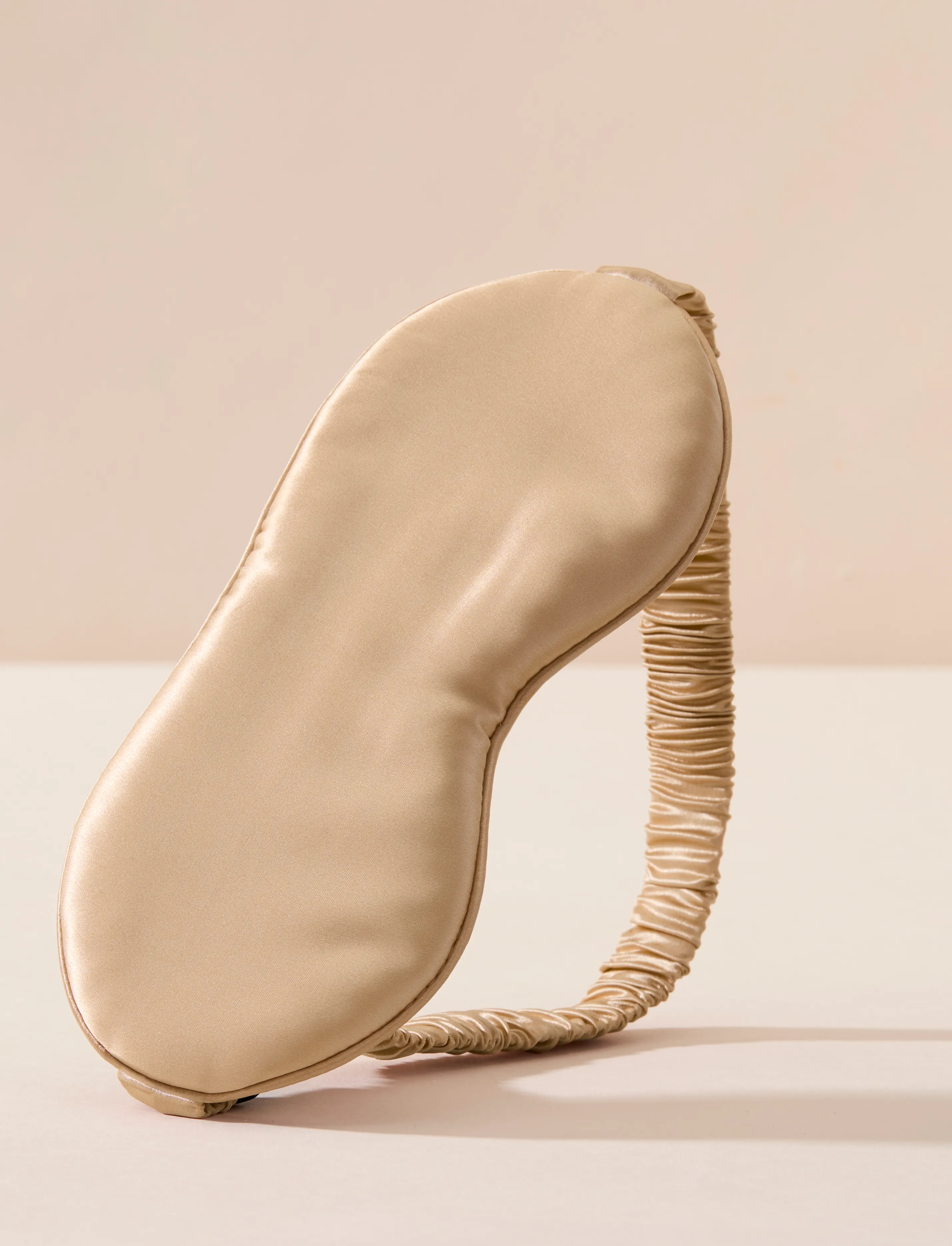 Lenoites Mulberry Sleep Mask, Kvinder, Silke Sovemaske, Beige, Str: ONE SIZE