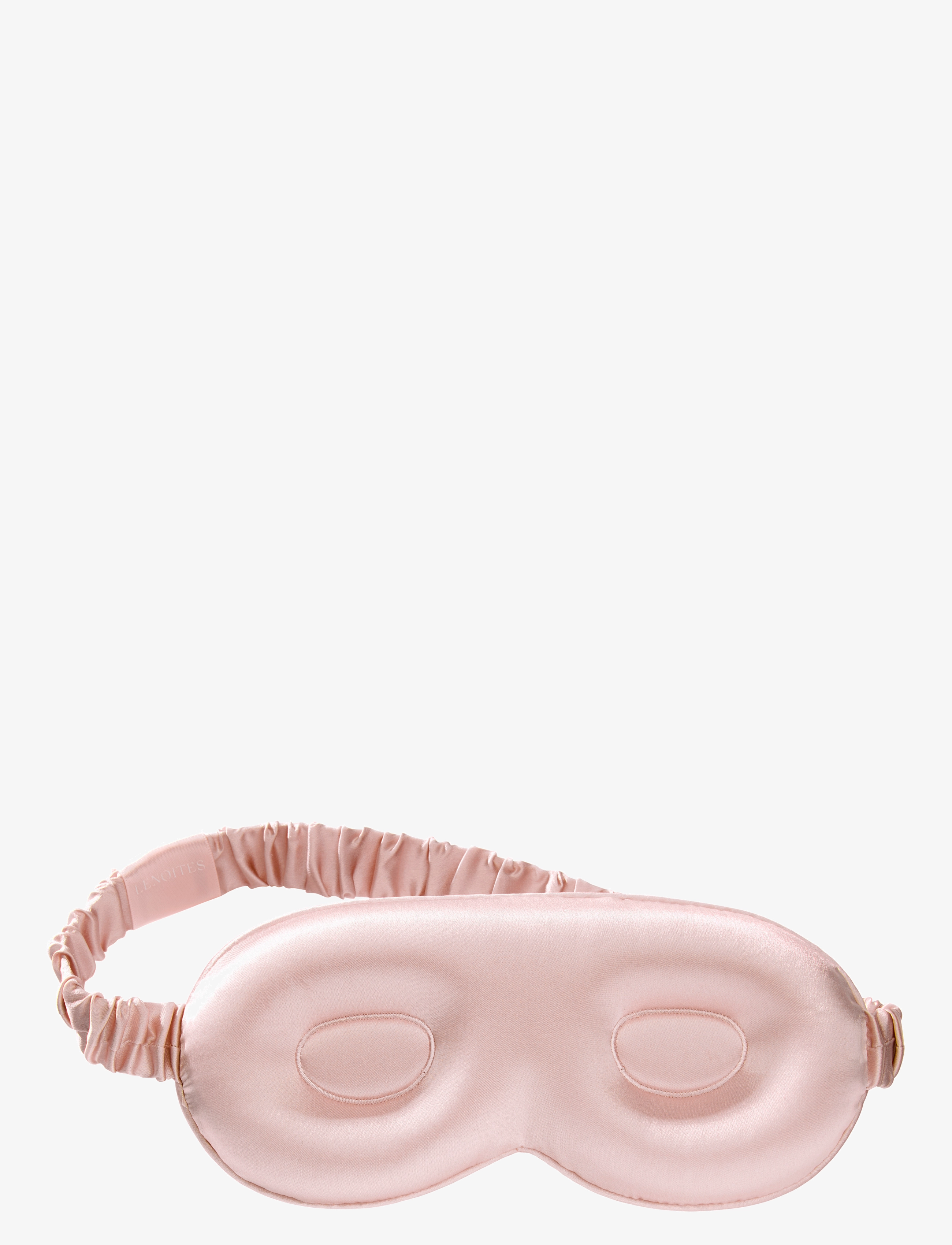 Lenoites Mulberry Silk Contour Sleep Mask Pearl - Hudvårdstillbehör - PEARL / pink/rose