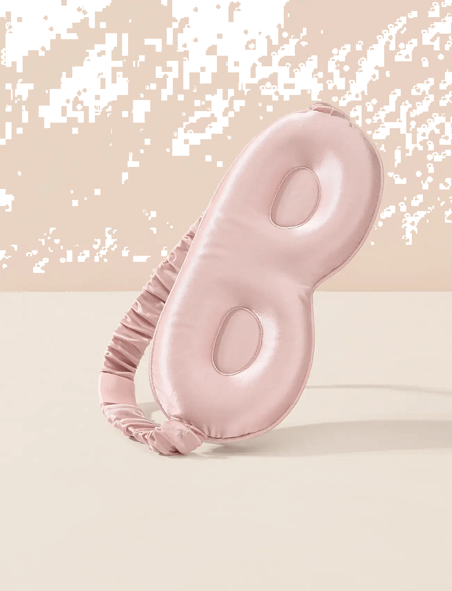 Lenoites - Mulberry Silk Contour Sleep Mask - unemaskid - pearl - 1