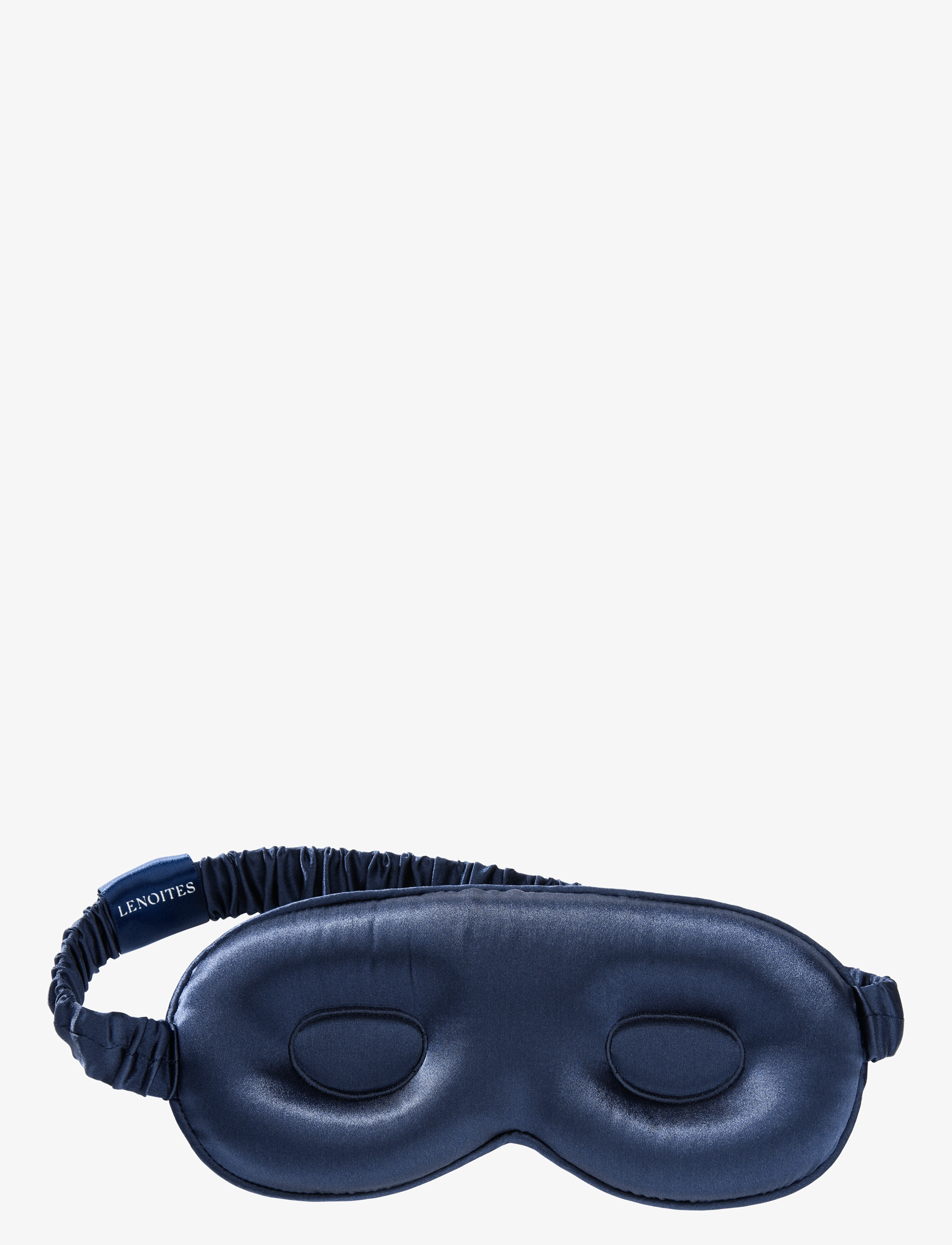 Lenoites Mulberry Silk Contour Sleep Mask, Kvinder, Kontur Sovemaske, Navy, Str: ONE SIZE