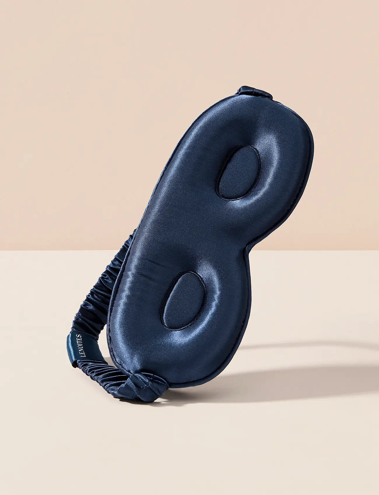 Lenoites - Mulberry Silk Contour Sleep Mask - svefngrímur - navy - 1