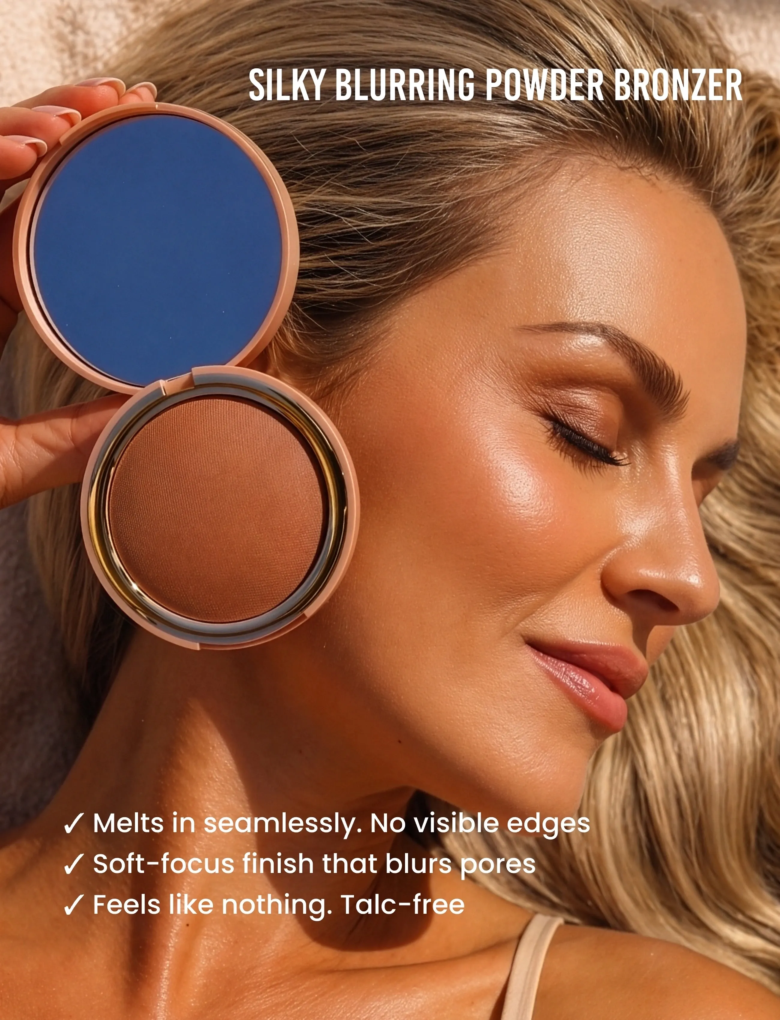 Lenoites - Lenoites Silky Blurring Powder Bronzer - makeup - light/medium  - 0