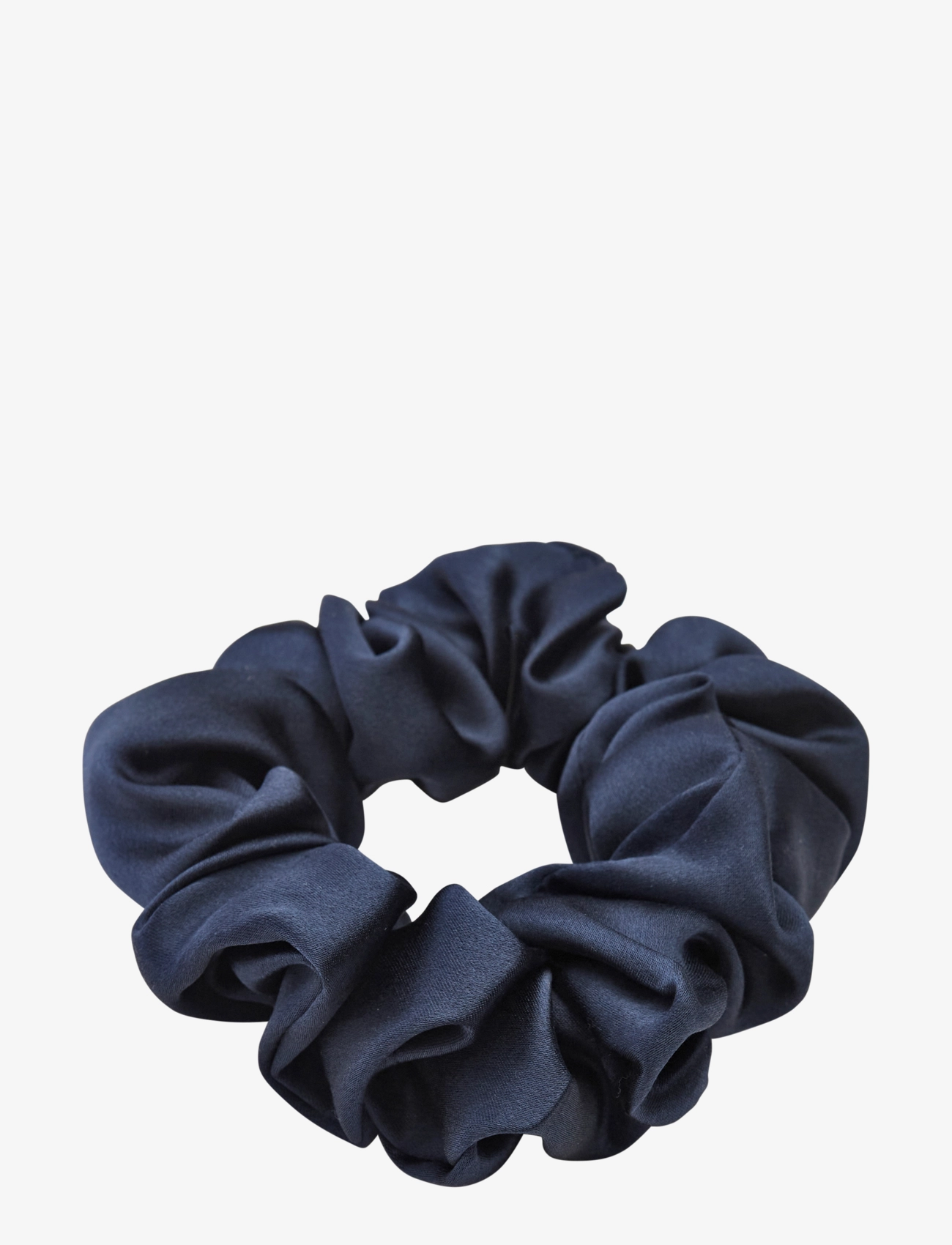 Lenoites Mulberry Silk Scrunchie - Hårstrikker - BLUE / navy