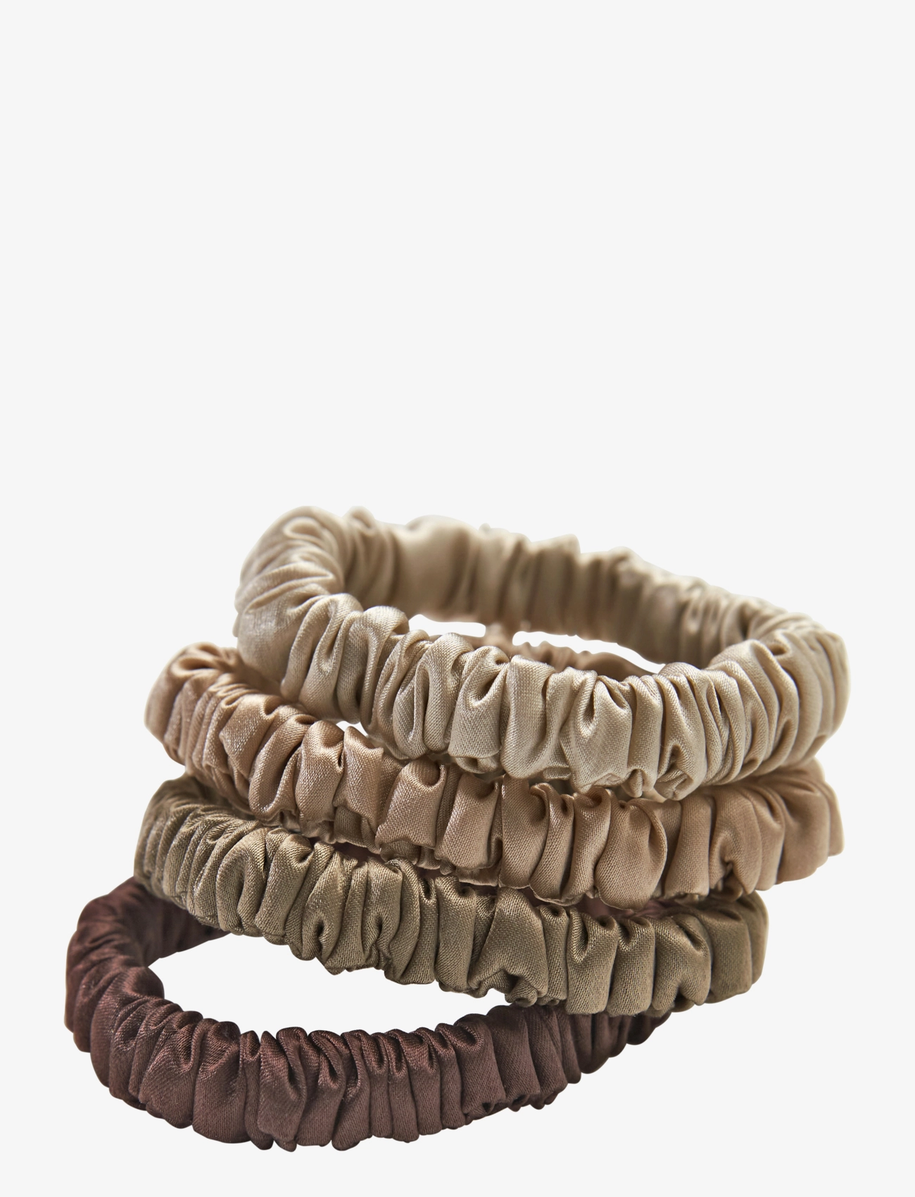Lenoites Mulberry Silk Skinny Scrunchies, One Size, Multi/patterned, Hårtilbehør > Scrunchies, Børn