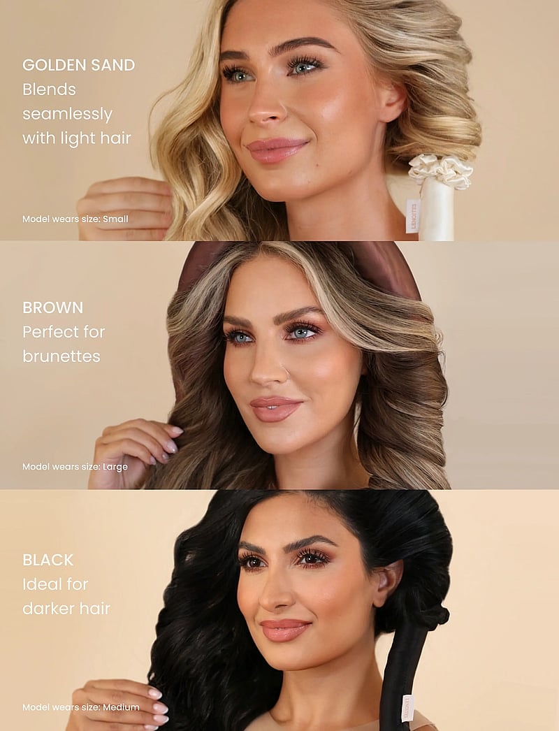 Lenoites - Heatless Curls in Mulberry Silk Golden Sand, Medium - juuksed - golden sand - 2