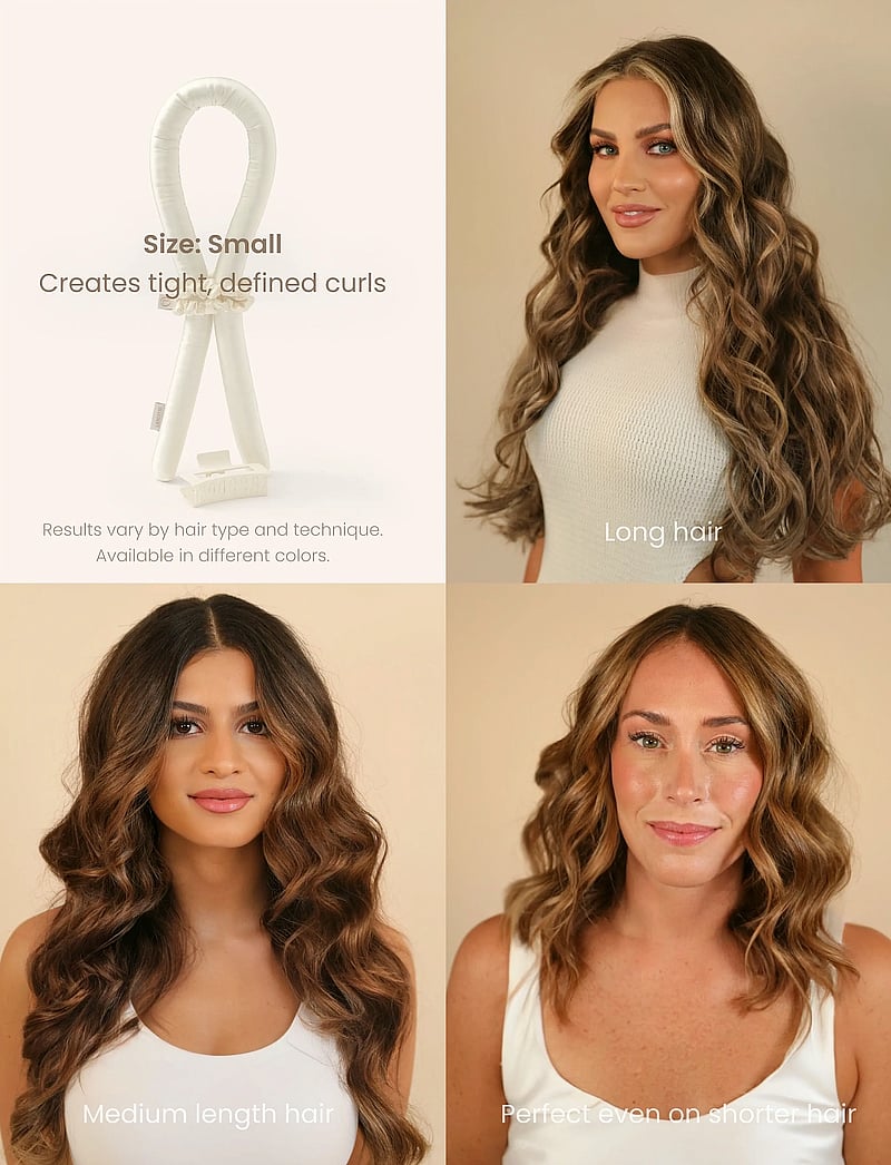 Lenoites - Heatless Curls in Mulberry Silk Golden Sand, Medium - juuksed - golden sand - 3