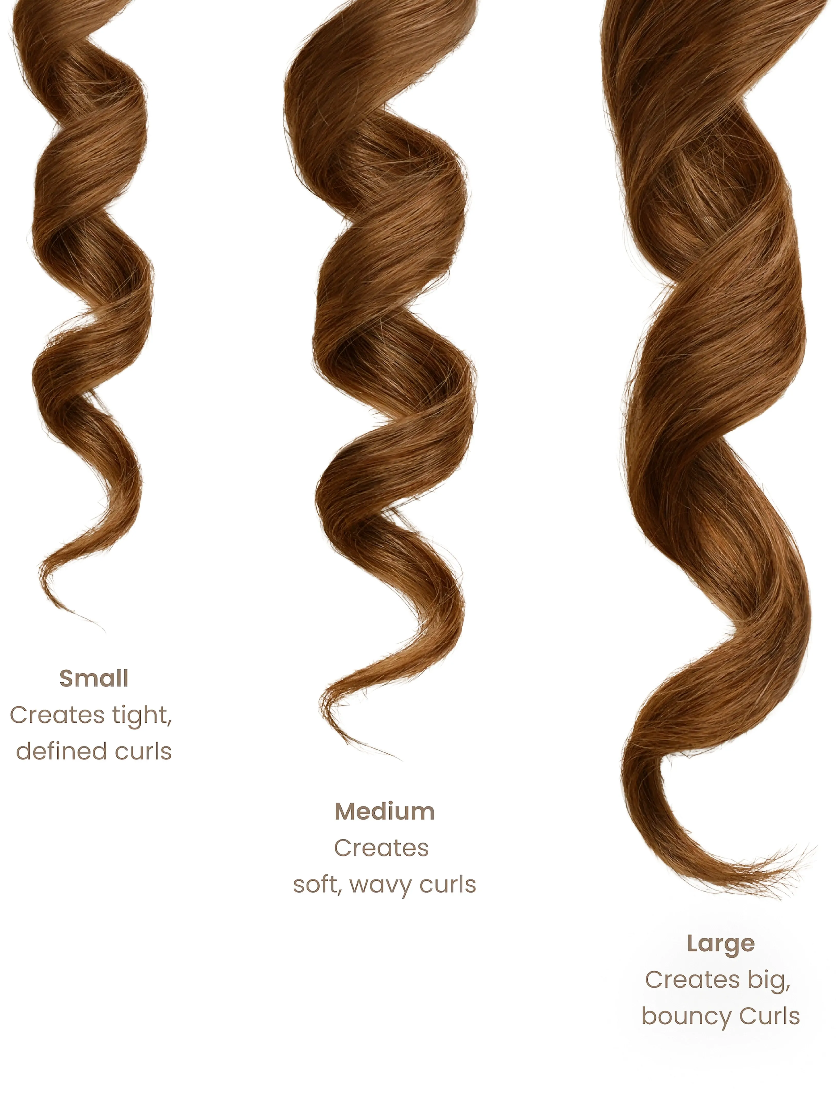 Lenoites - Heatless Curls in Mulberry Silk Golden Sand, Medium - plaukams - golden sand - 5
