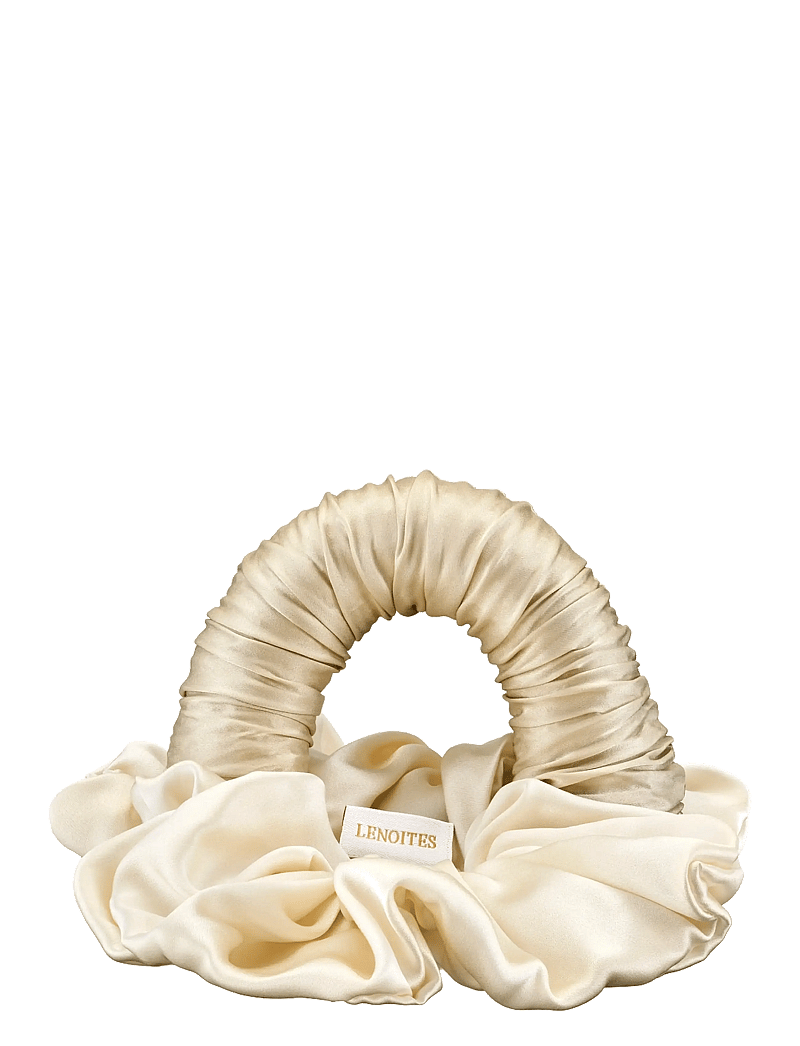 Lenoites - Blowout Tie in Mulberry Silk - soojendusega lokirullid - golden sand - 1