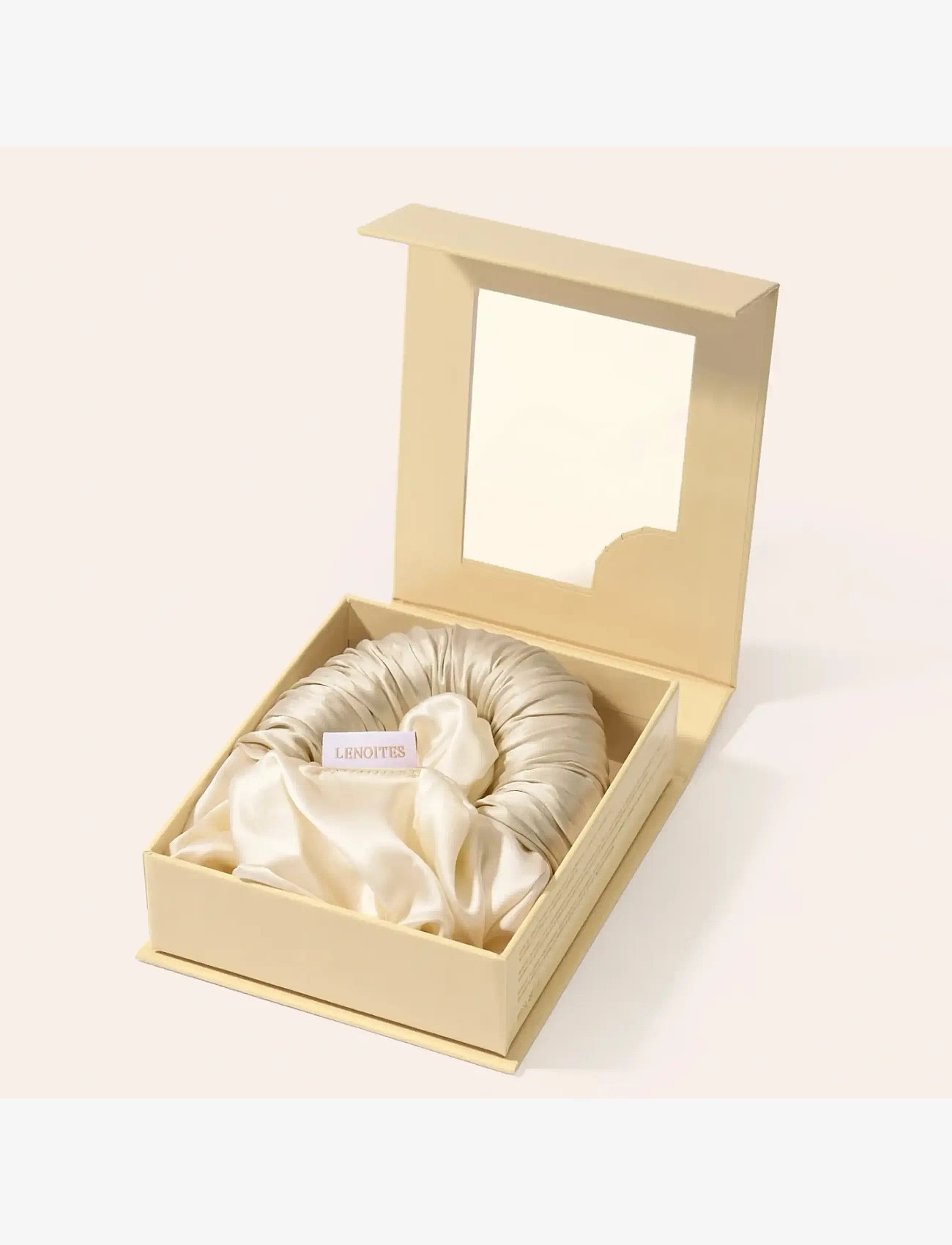 Lenoites - Blowout Tie in Mulberry Silk - varmecurlere - golden sand - 2