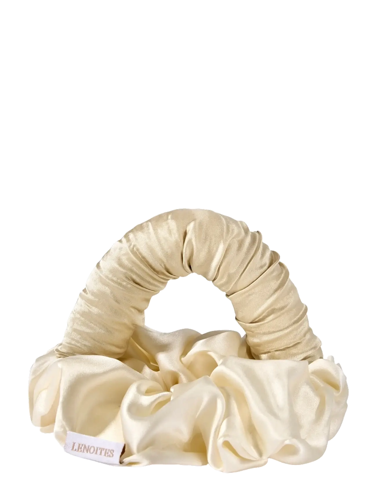 Lenoites Blowout Tie in Mulberry Silk - Lenoites - CHAMPAGNE / GOLDEN SAND / beige