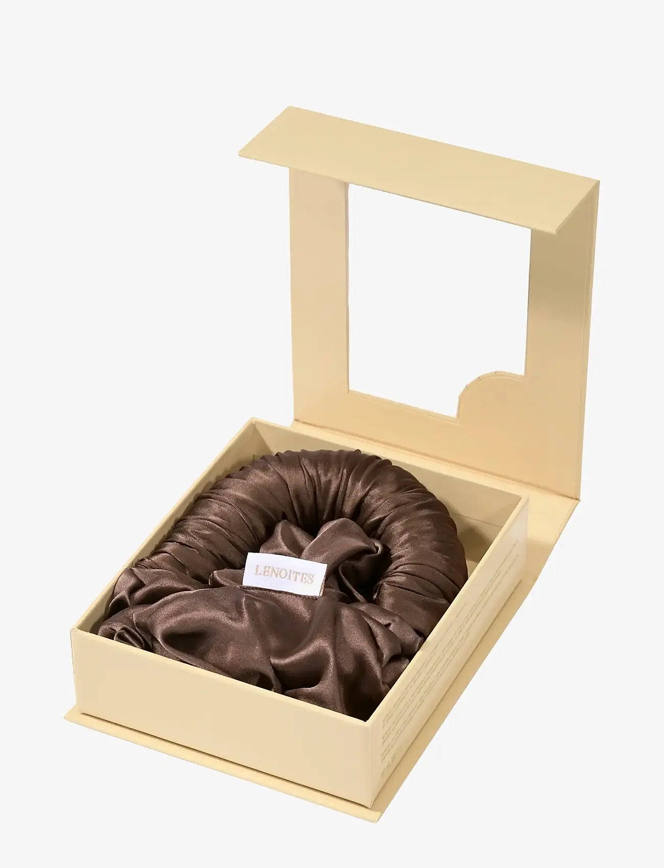 Lenoites - Blowout Tie in Mulberry Silk - varmecurlere - mocha / espresso - 2