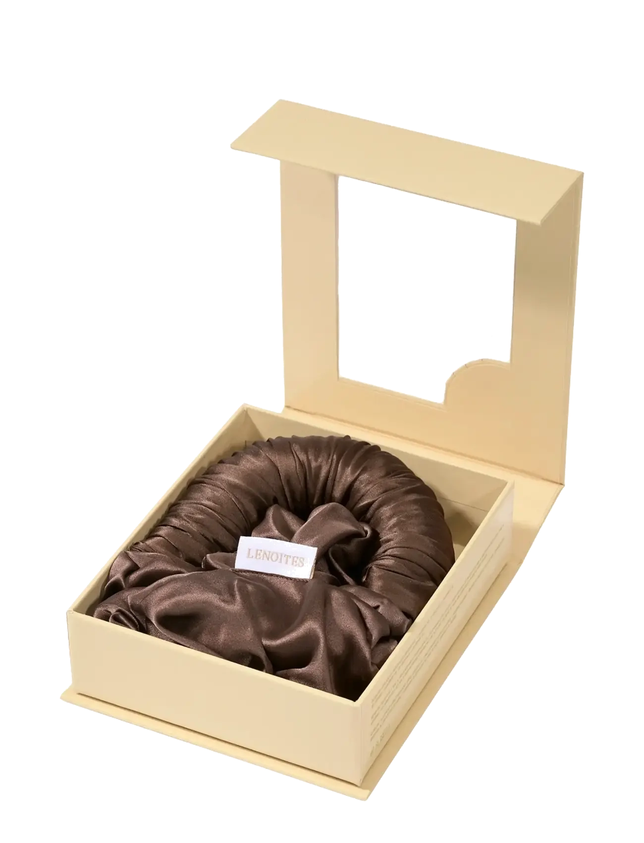 Lenoites - Blowout Tie in Mulberry Silk - varmecurlere - mocha / espresso - 2