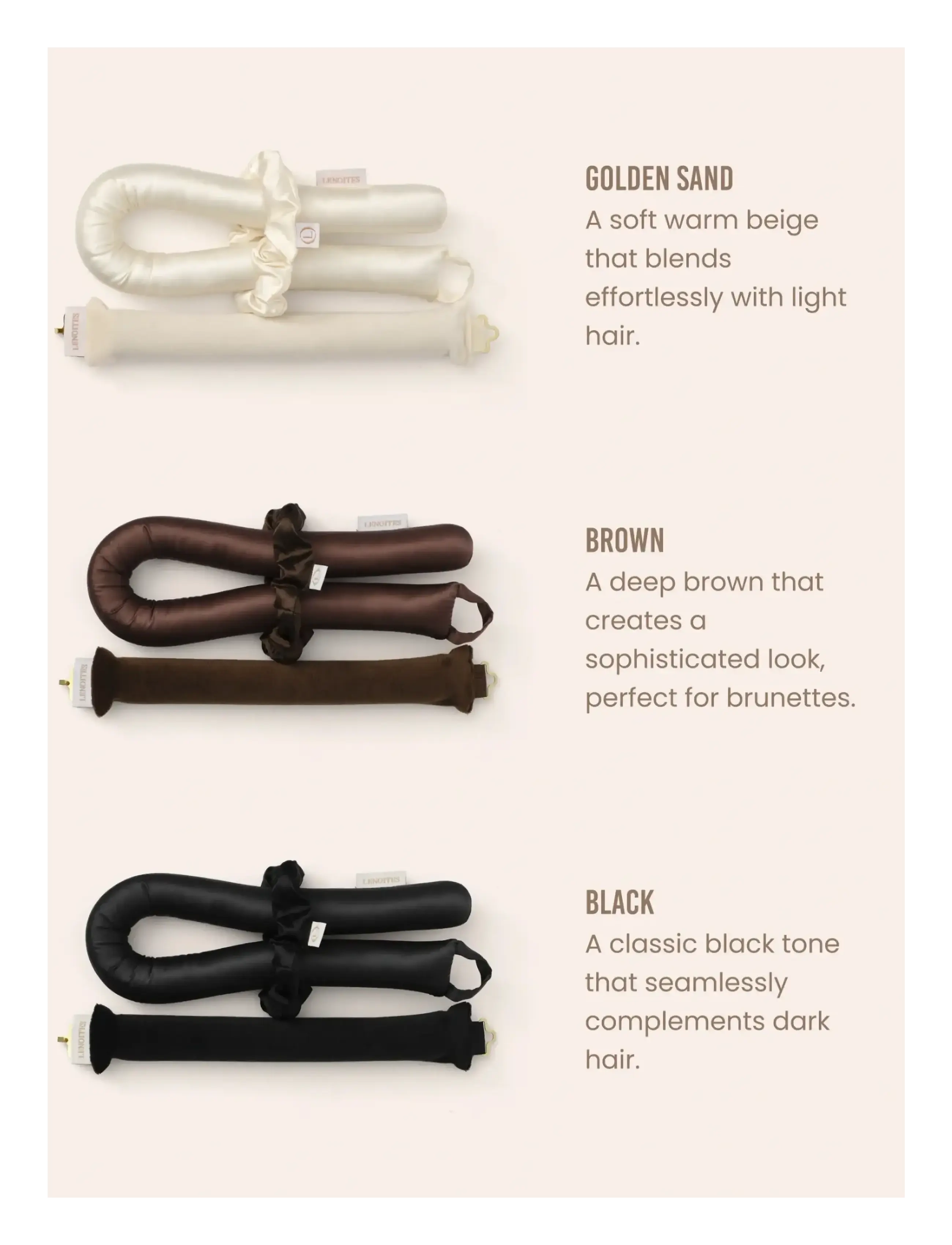 Lenoites - Heatless Curls Unicorn - värmespolar - black - 3