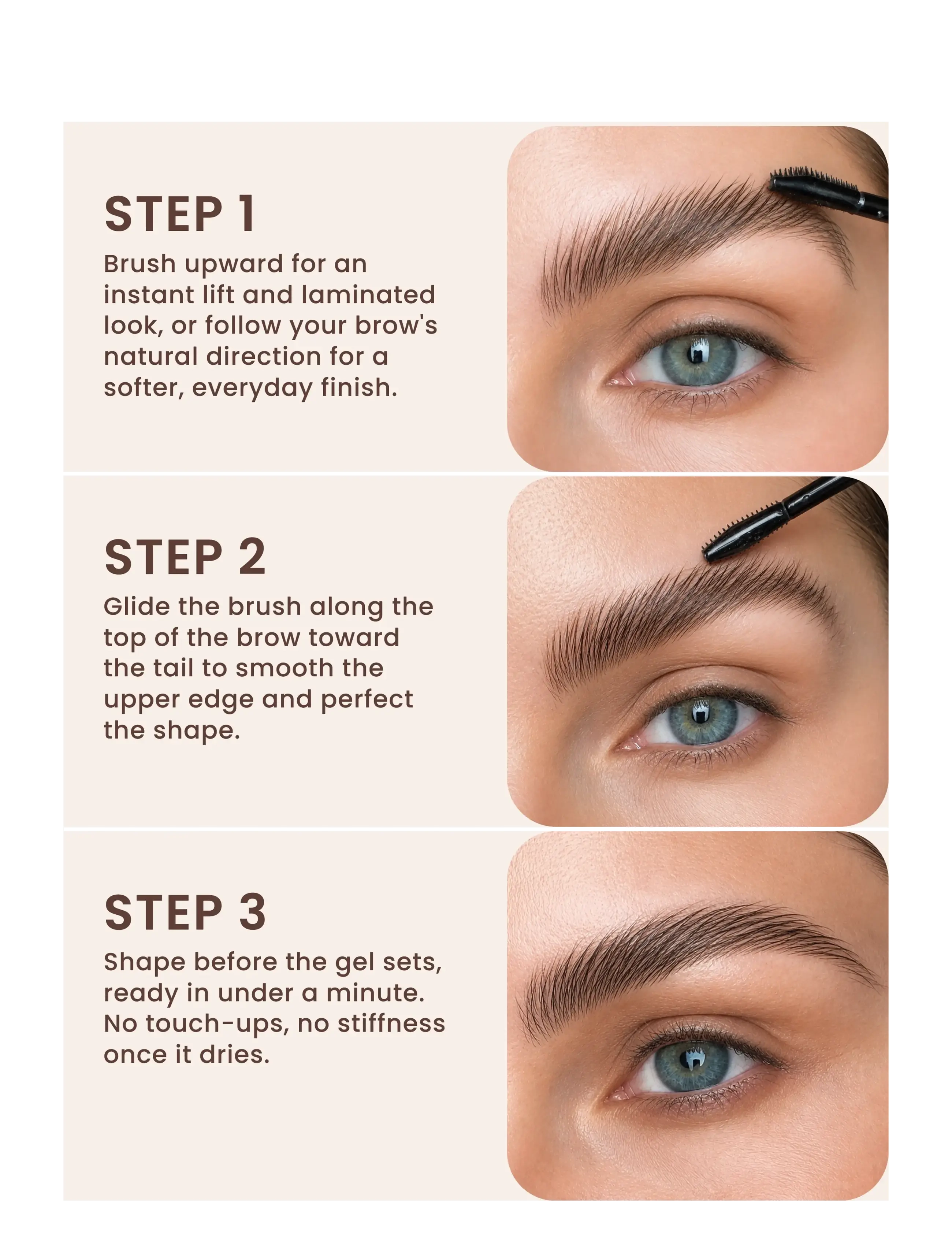 Lenoites Browlift Growth Serum Gel ögonbryn dam – bild 5