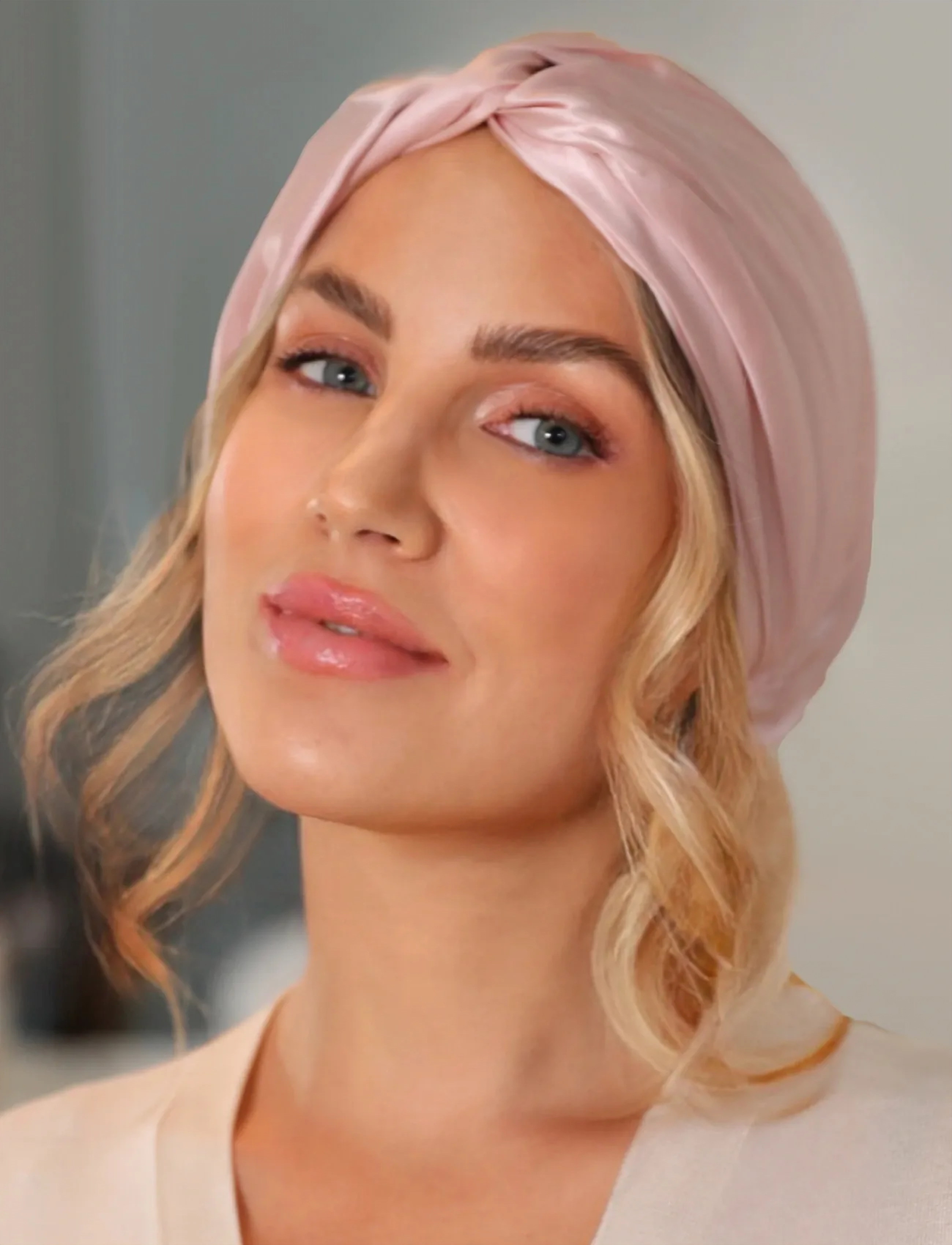 Lenoites Mulberry Silk Sleeping Cap, One Size, Pink, Hår > Pleje, Dame