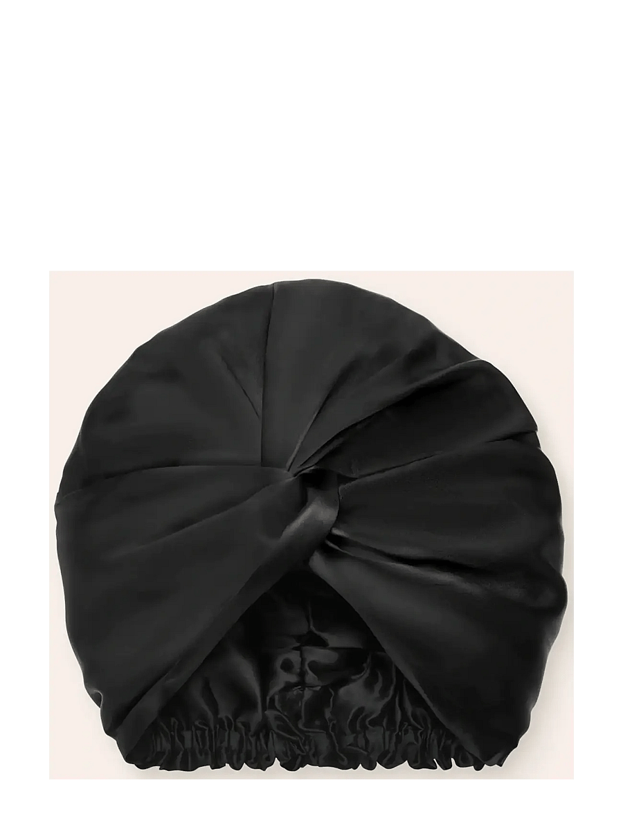 Lenoites - Mulberry Silk Sleeping Cap - aksessuaarid - black - 2