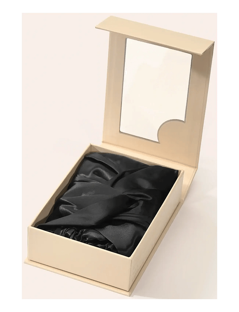 Lenoites - Mulberry Silk Sleeping Cap - aksessuaarid - black - 3