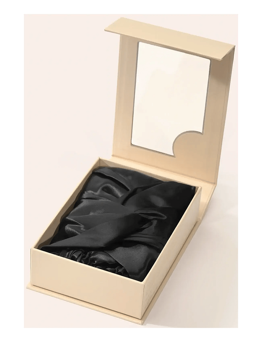 Lenoites - Mulberry Silk Sleeping Cap - aksessuaarid - black - 3