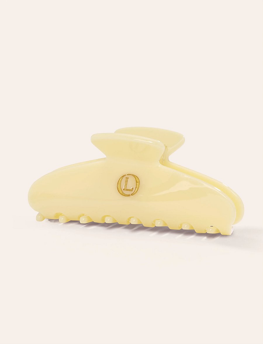 Lenoites - Claw Clip Medium - Limited Edition - butter yellow - 0