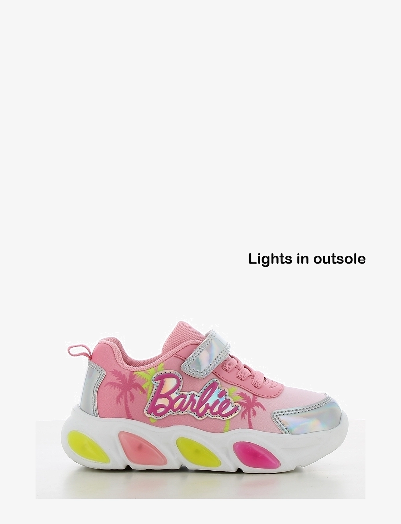 Barbie Sneakers, Børn, Børne Blinkesko, Pink, Str: 30
