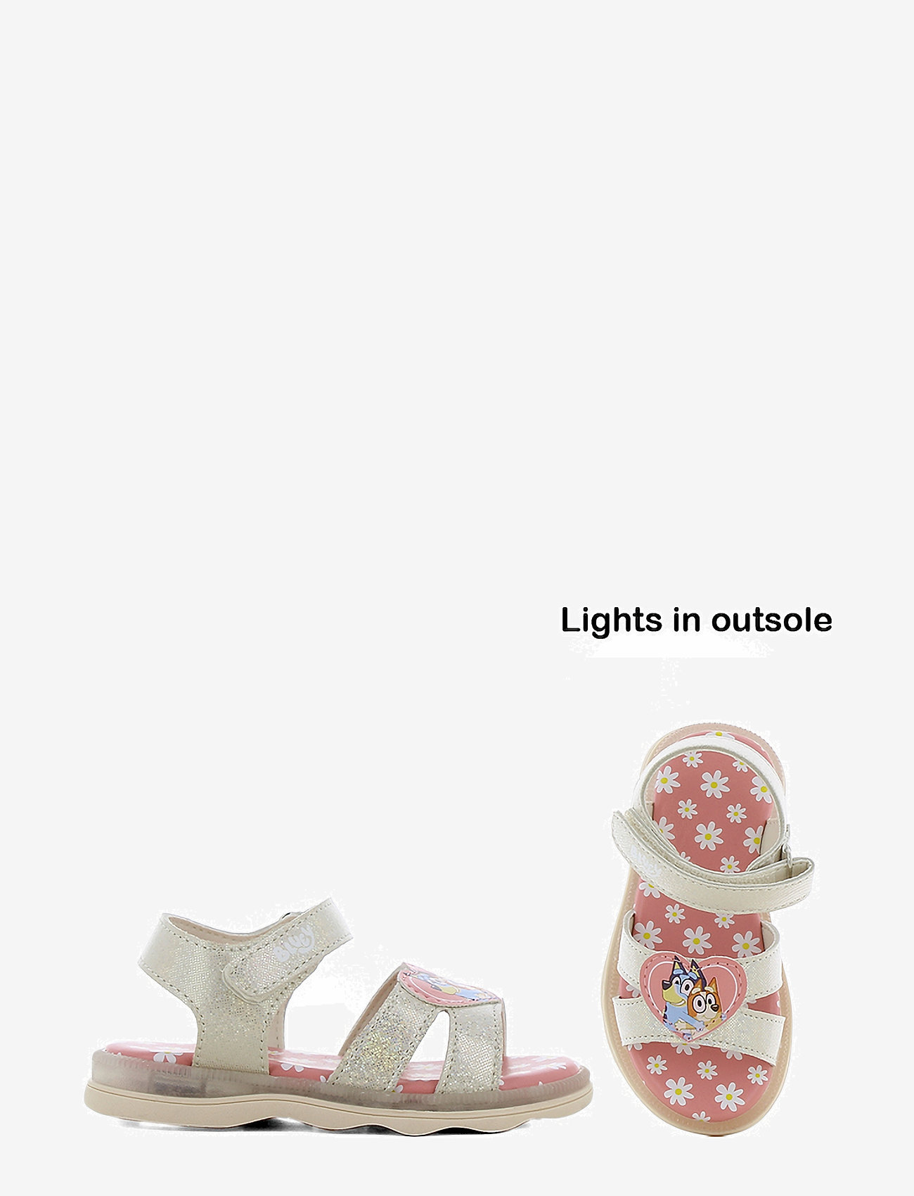 Bluey - BLUEY sandal - sandals - beige/coral - 0