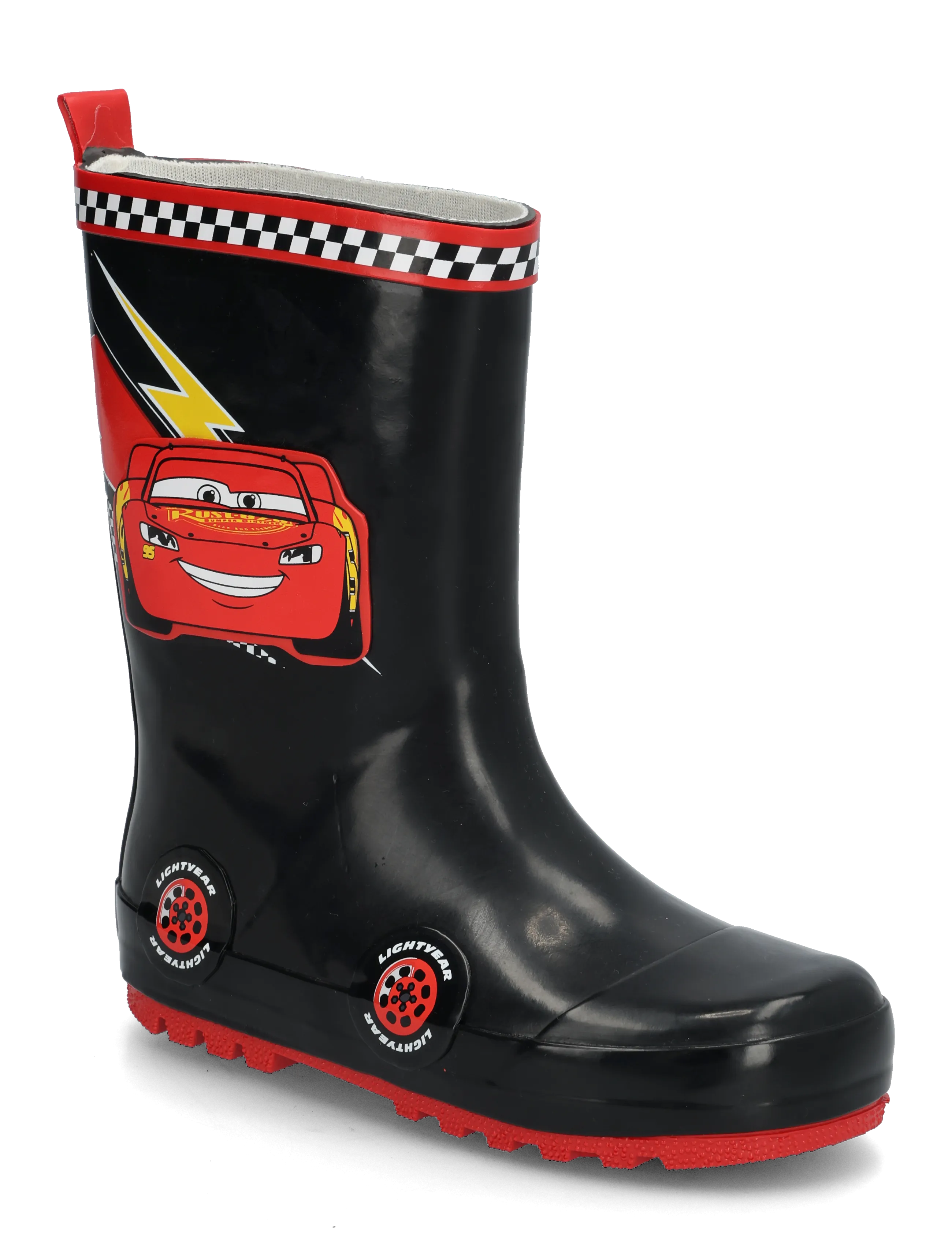 Cars Boys Rainboots, Kinder, Lightning McQueen Gummistiefel, Schwarz, Gr.29