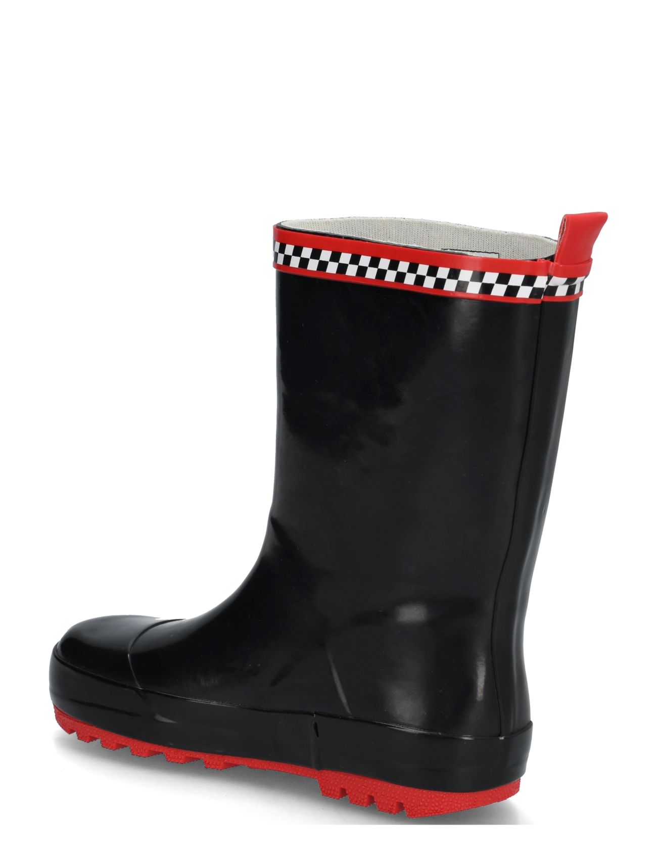 Leomil - Boys rainboots - black/red - 1