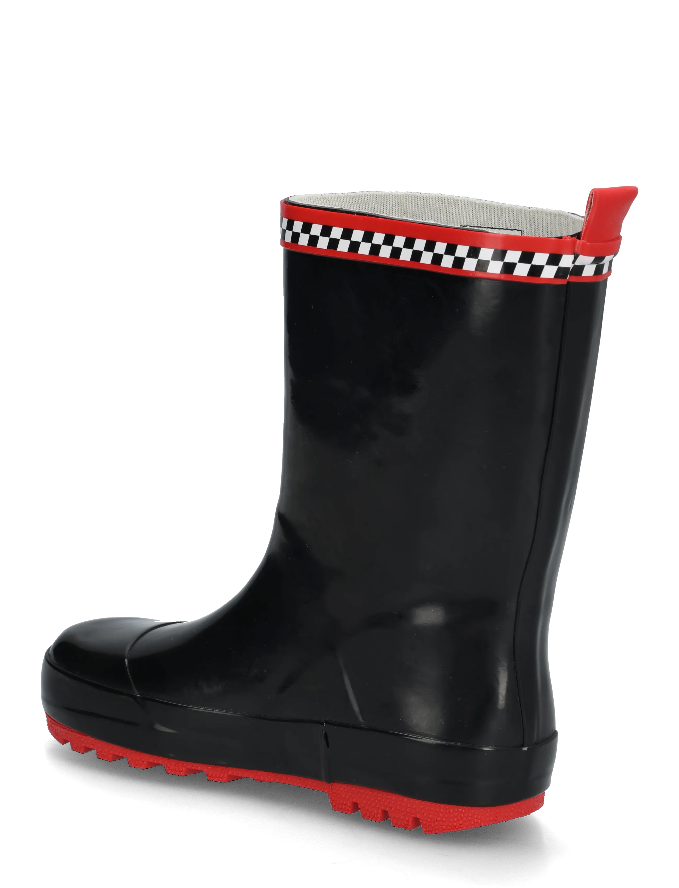 Leomil - Boys rainboots - ungefütterte gummistiefel - black/red - 1