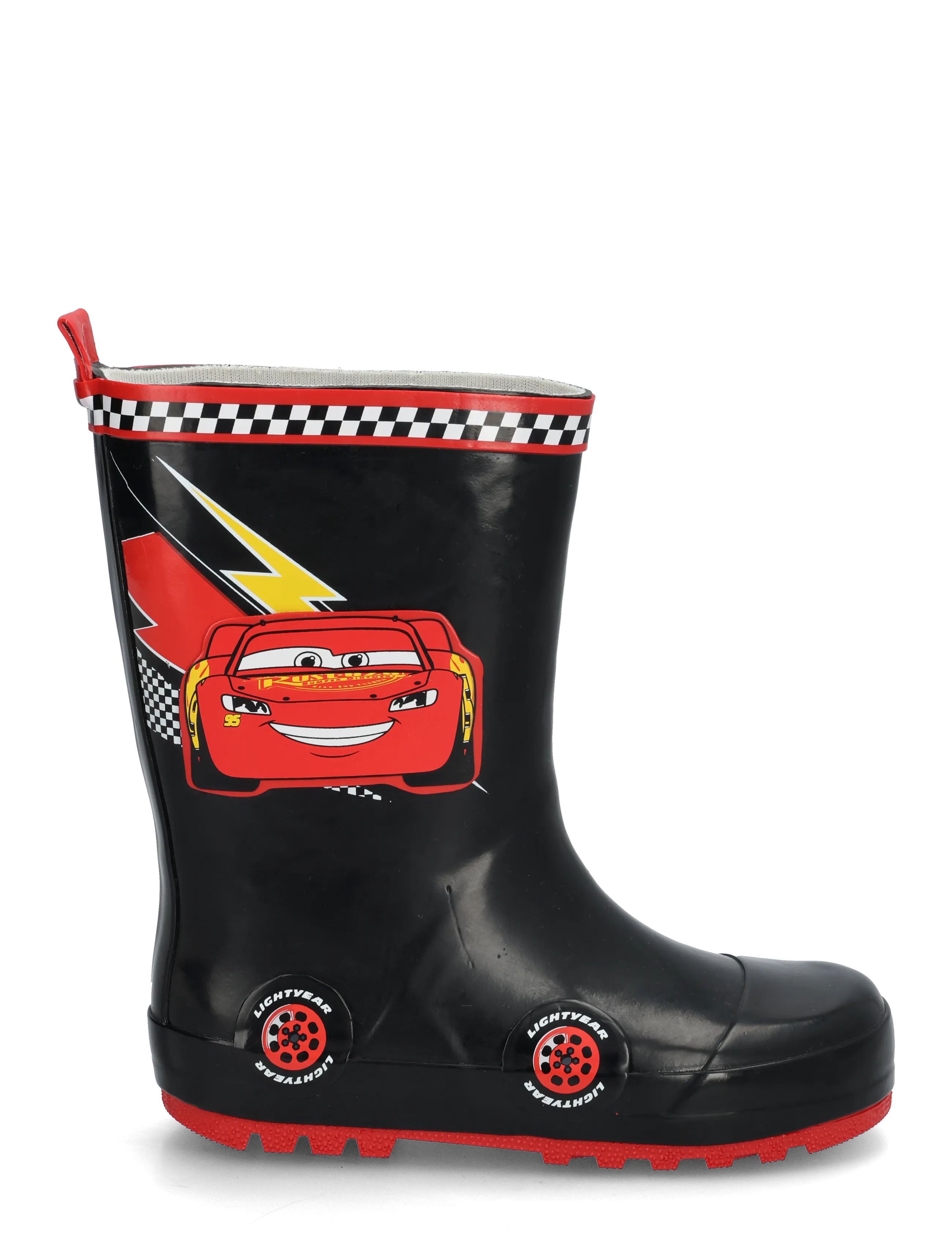 Leomil - Boys rainboots - ungefütterte gummistiefel - black/red - 2