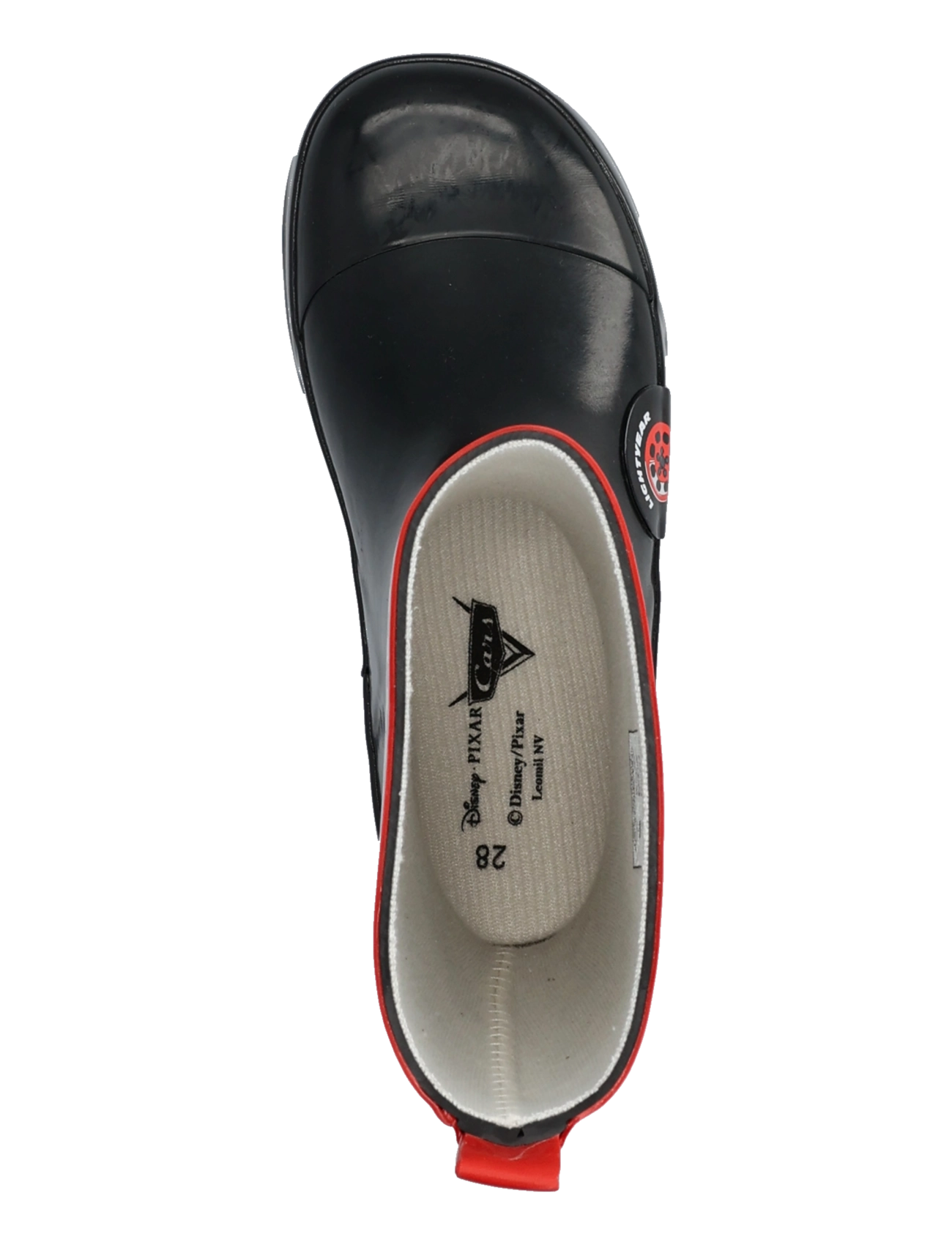Leomil - Boys rainboots - black/red - 3