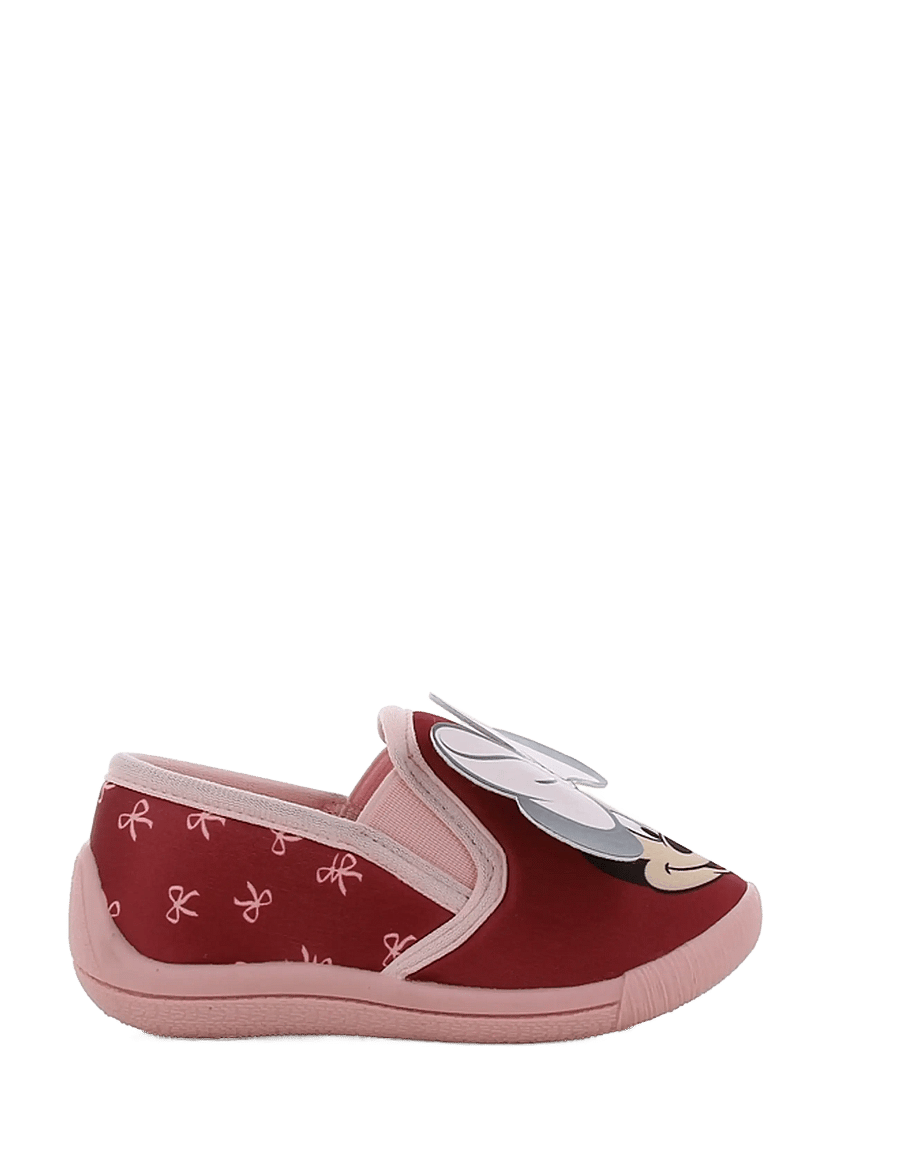 Minnie Maus - Girls houseshoes - hausschuhe - burgundy/pink - 0