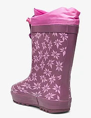 Leomil - FROZEN Rainboots - gummistøvler uten linjer - dark purple/pink - 2