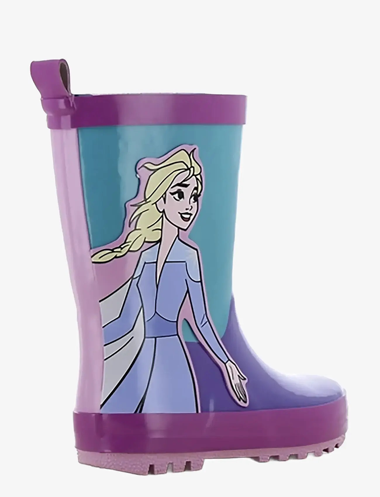 Külmunud - Fronzen rainboots - voodrita kummikud - purple/turkish blue - 2