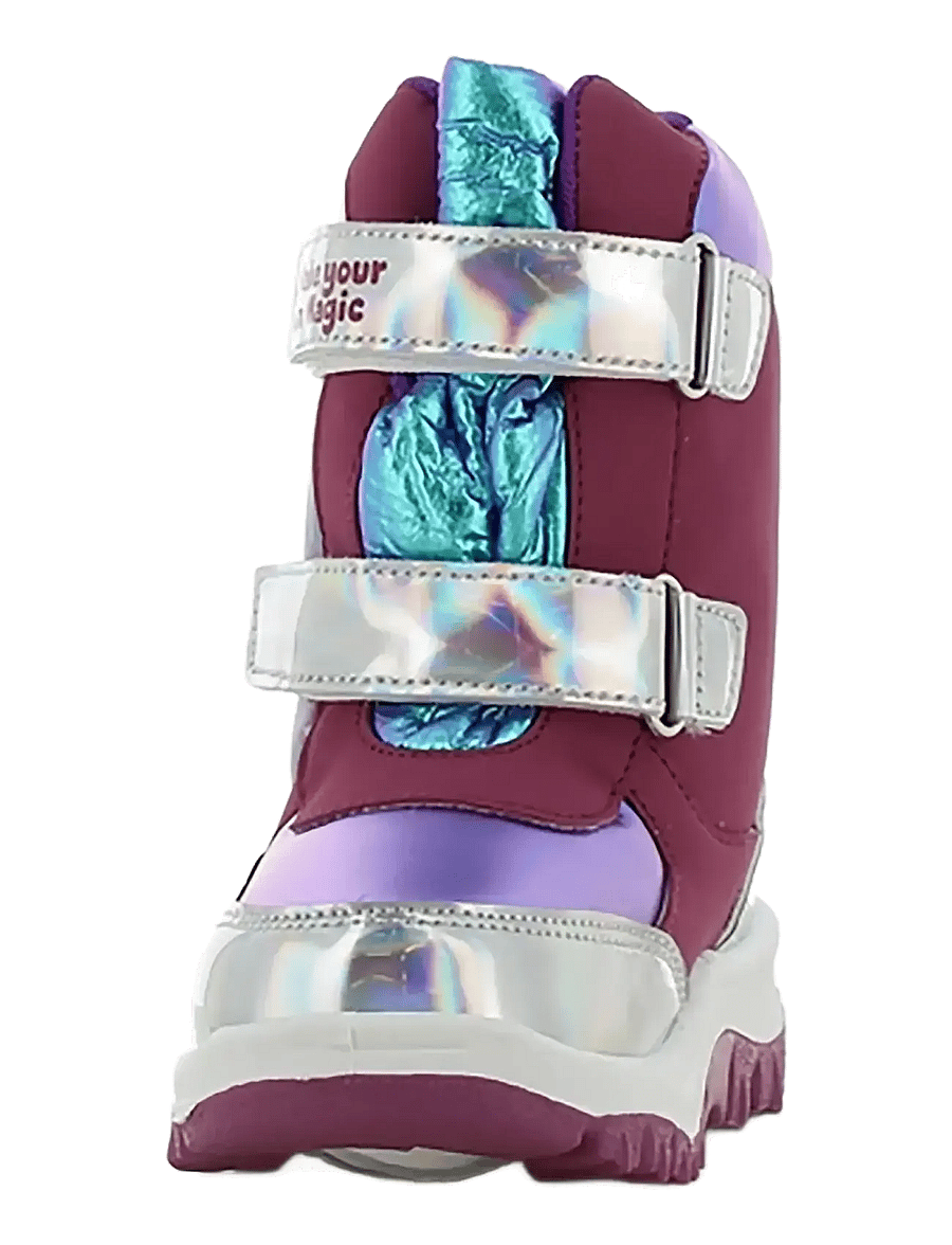 Frost - FROZEN Snowboot - vinterstövlar - silver/dark purple - 3