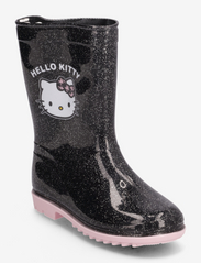 Leomil - HELLO KITTY RAINBOOT - gummistøvler uten linjer - black/pink - 0