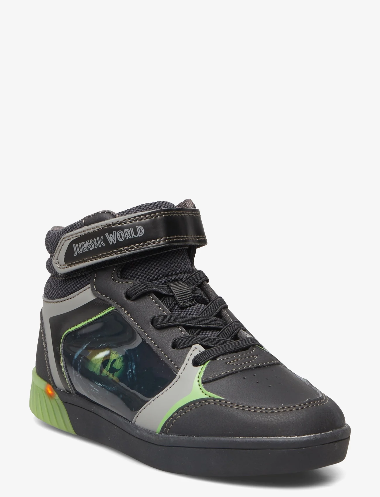 Leomil - JURRASIC HIGH SNEAKER - laisvalaikio batai aukštu aulu - black/light green - 0