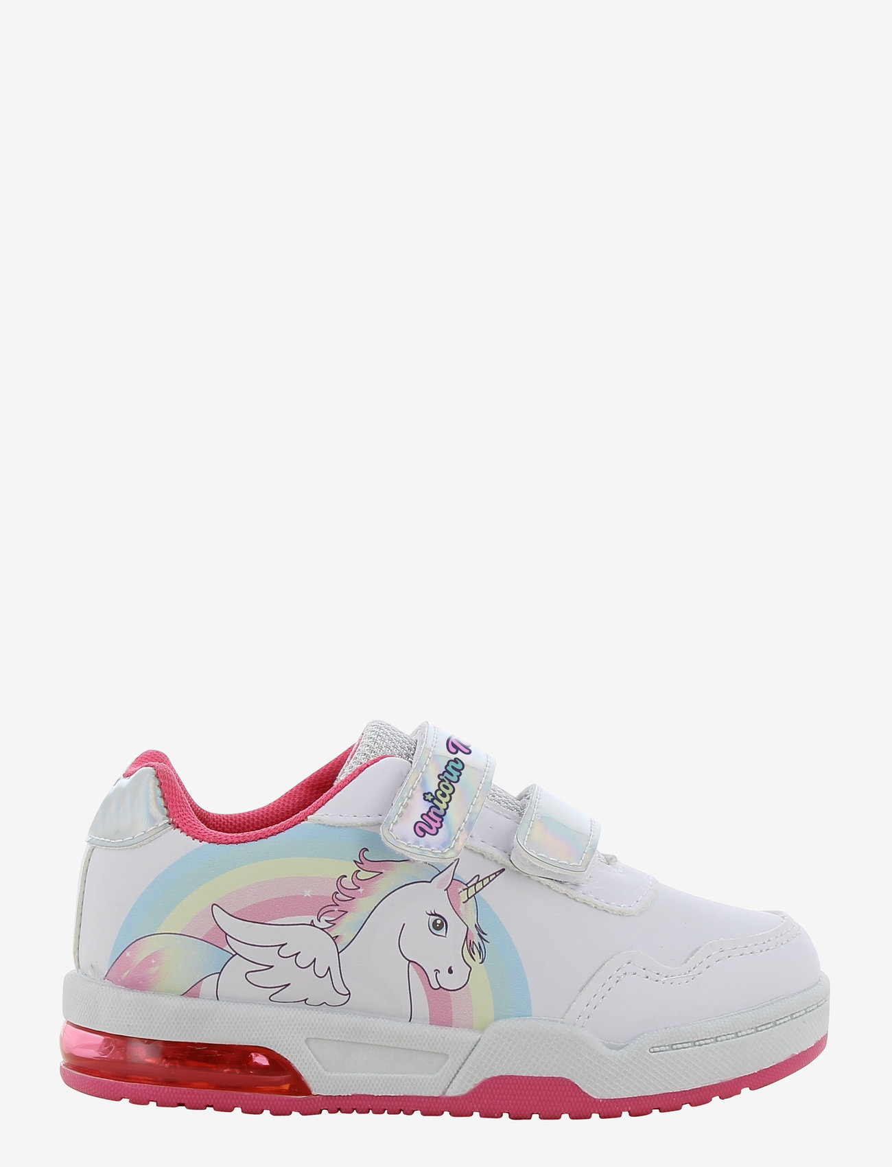 Einhorn - Unicorn sneaker - blinkende turnschuhe - white/fuchsia - 0
