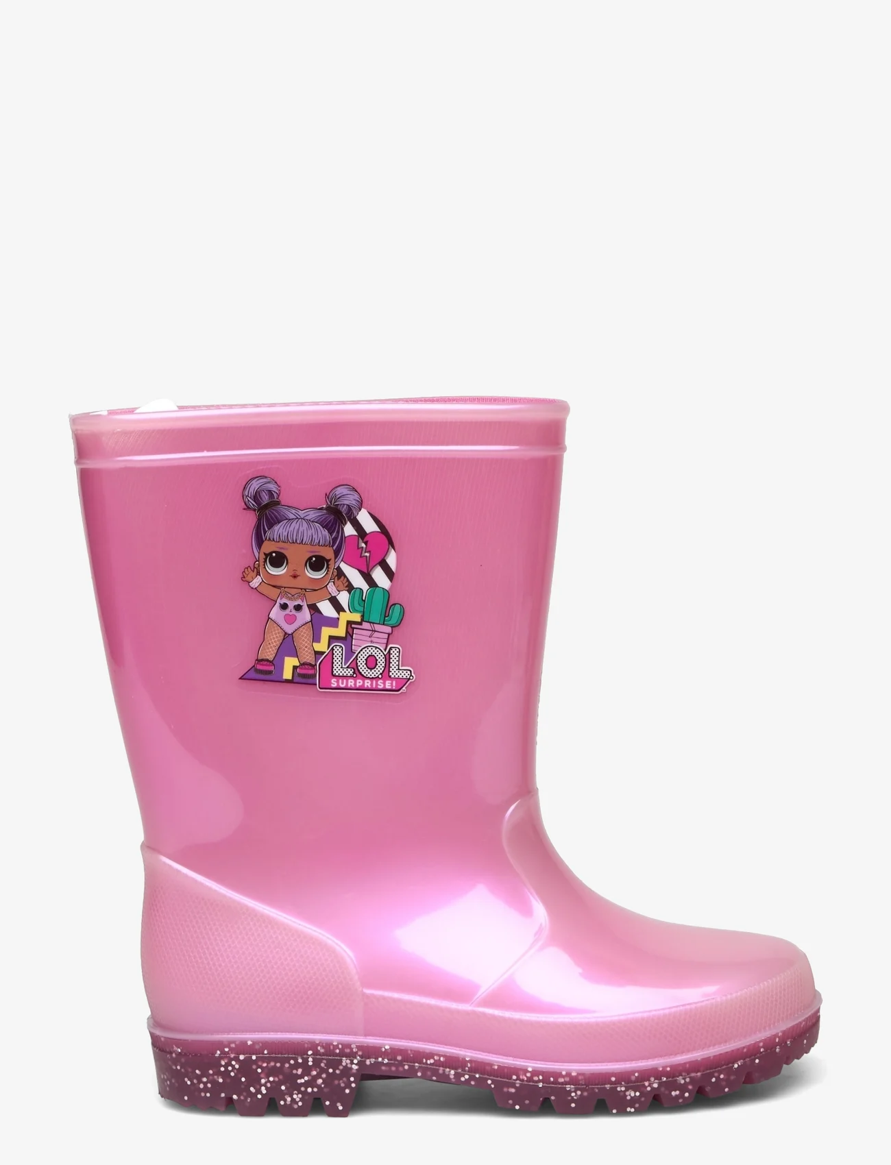 „L.O.L” - Girls rainboots - gumijas puszābaki bez siltās oderes - pink/fuchsia - 1