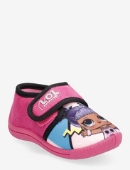Leomil - Girls velcro houseshoes - lowest prices - fuchsia/black - 0