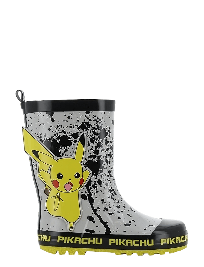 Pokemon - POKEMON rubberboots - vuorittomat kumisaappaat - light grey/black - 0