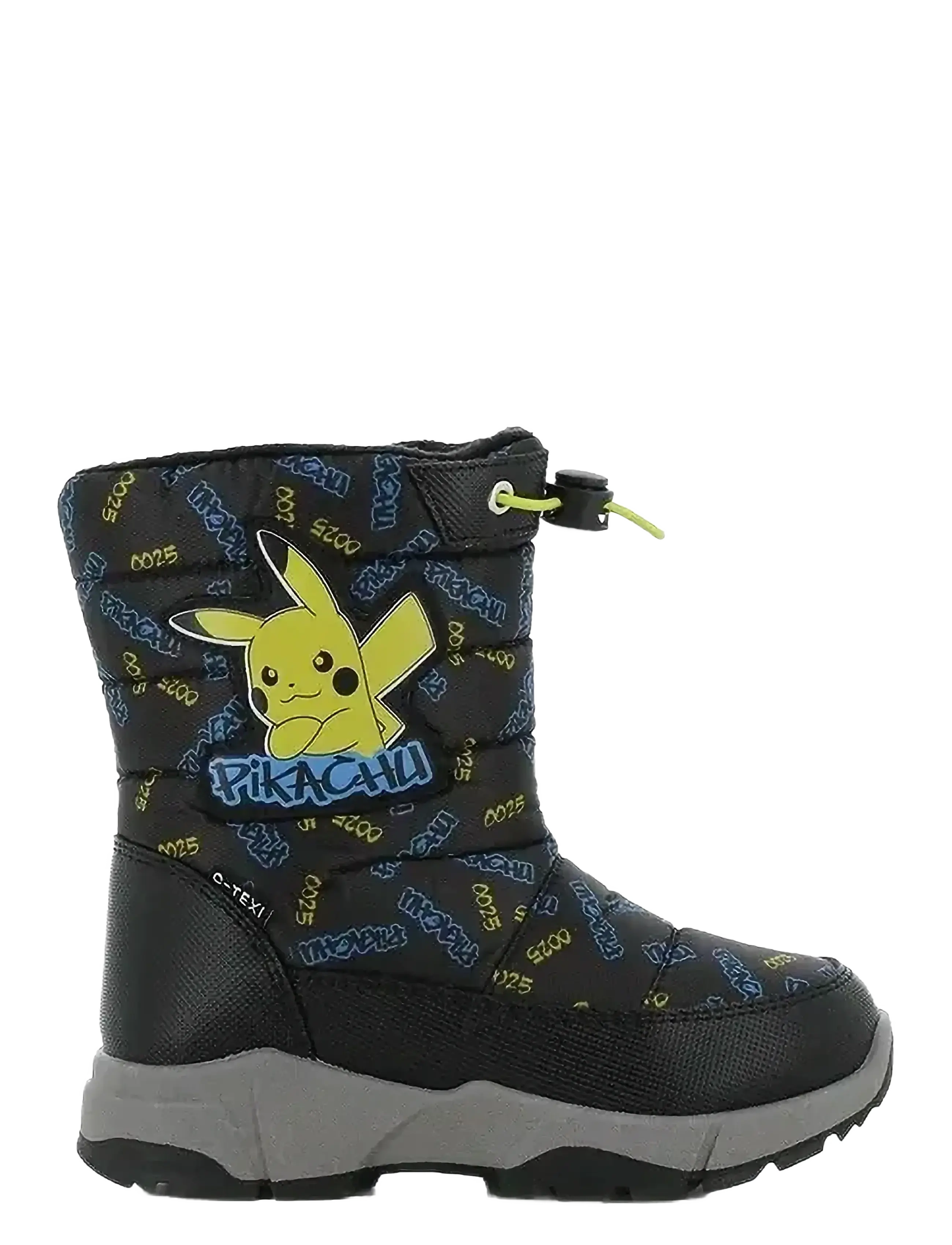 Pokemon Snowboot, 24, Winter Boots, Schwarz - Boots W. Laces, Kinder