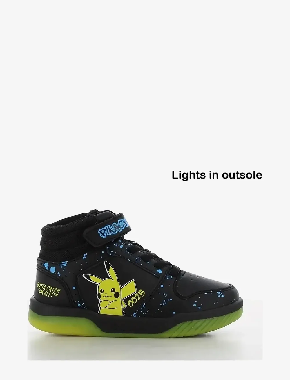 Pokemon - Pokemon high sneaker - sneakers med lys - black/yellow - 0