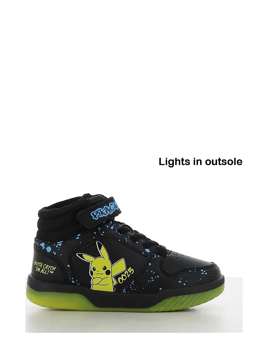 Pokemon - Pokemon high sneaker - flashing sneakers - black/yellow - 0