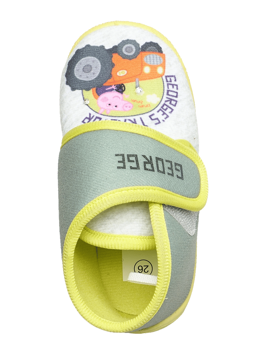 Peppa Wutz - PEPPA house shoe - hausschuhe - light grey/mustard - 3