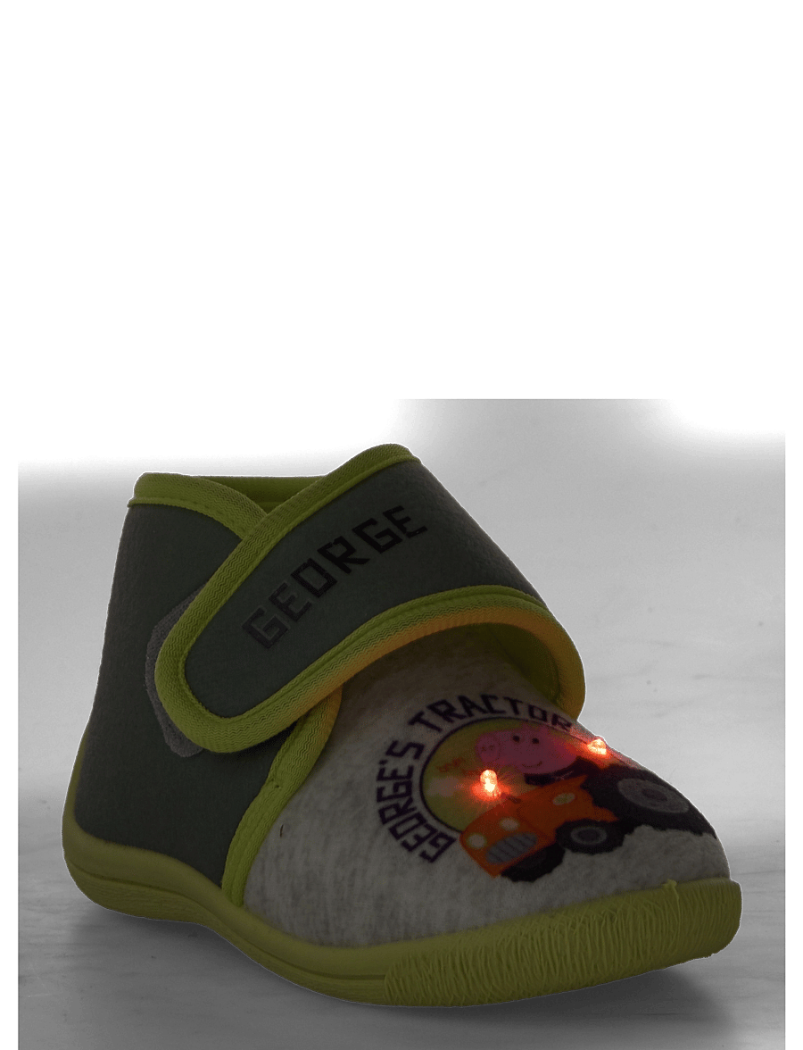 Peppa Wutz - PEPPA house shoe - hausschuhe - light grey/mustard - 5