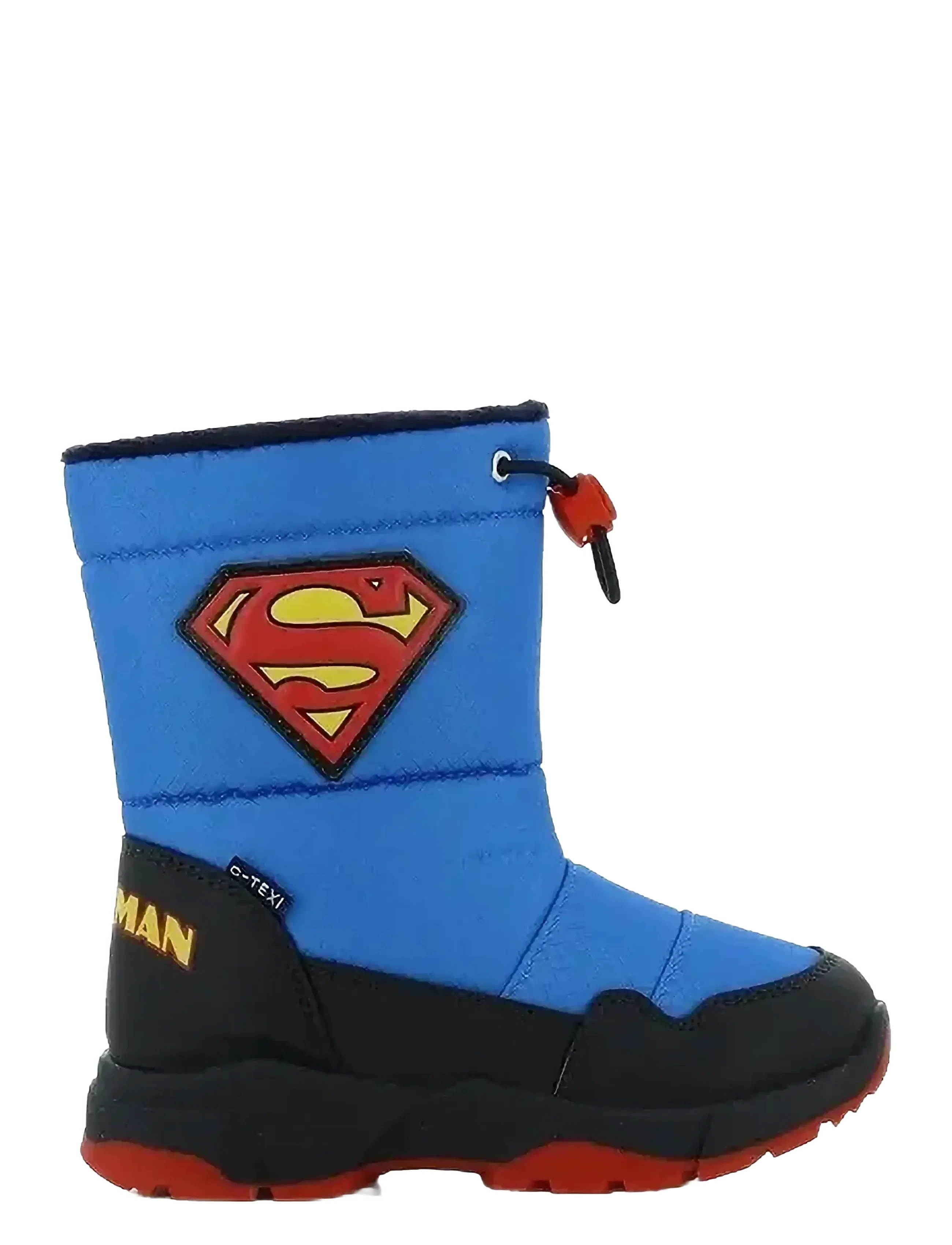 Super Mario Superman Snowboot, 25, Blue, Vinterstøvler > Vinterstøvler M. Snørebånd, Børn