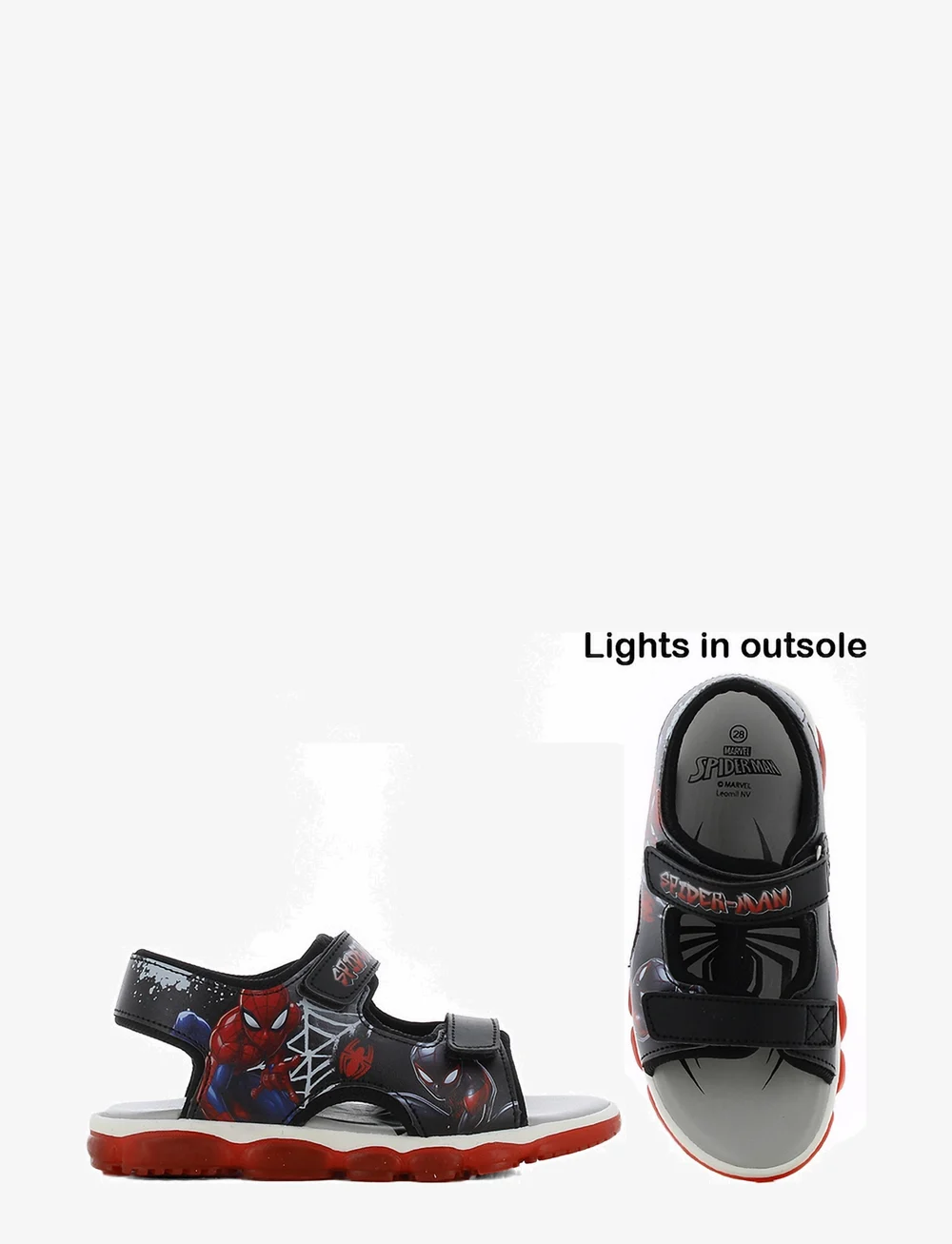 Spider-man - SPIDERMAN sandal - sandaler - black/red - 0