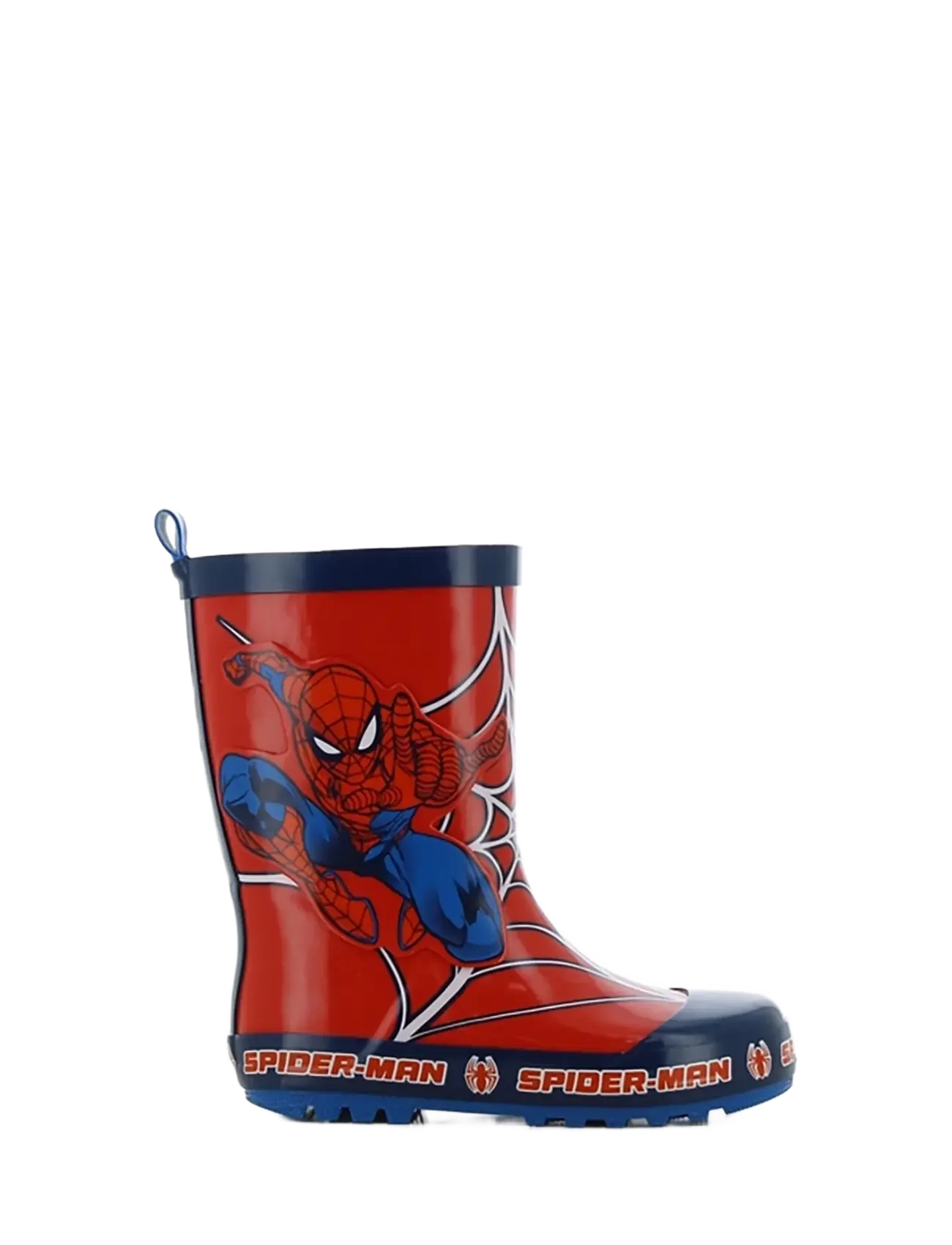 Leomil Spiderman rainboot - Schuhe - RED/NAVY / red