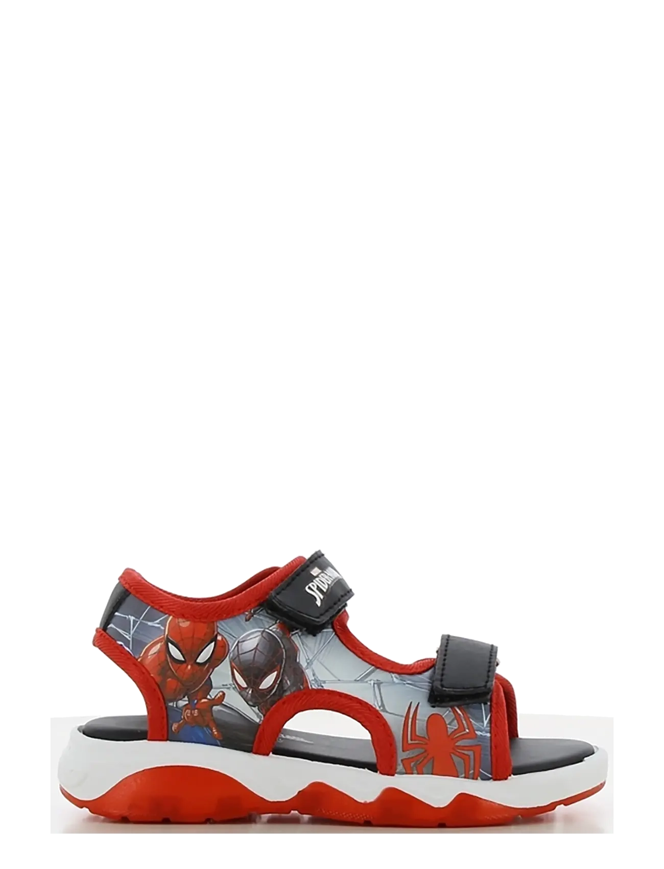 Leomil Spiderman sandal - Kengät - BLACK/RED / red