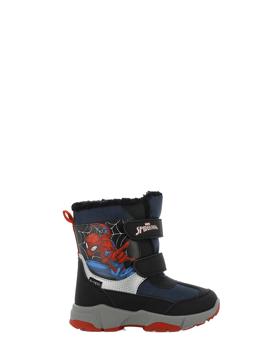 Spider-man - Boys snowboot - winterstiefel - black/grey blue - 0